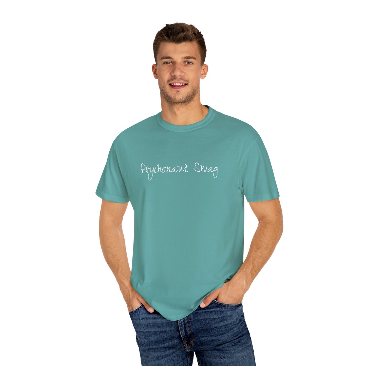 Psychonaut swag staple, Mermaid, Unisex Garment-Dyed T-shirt - Psychonaut Swag