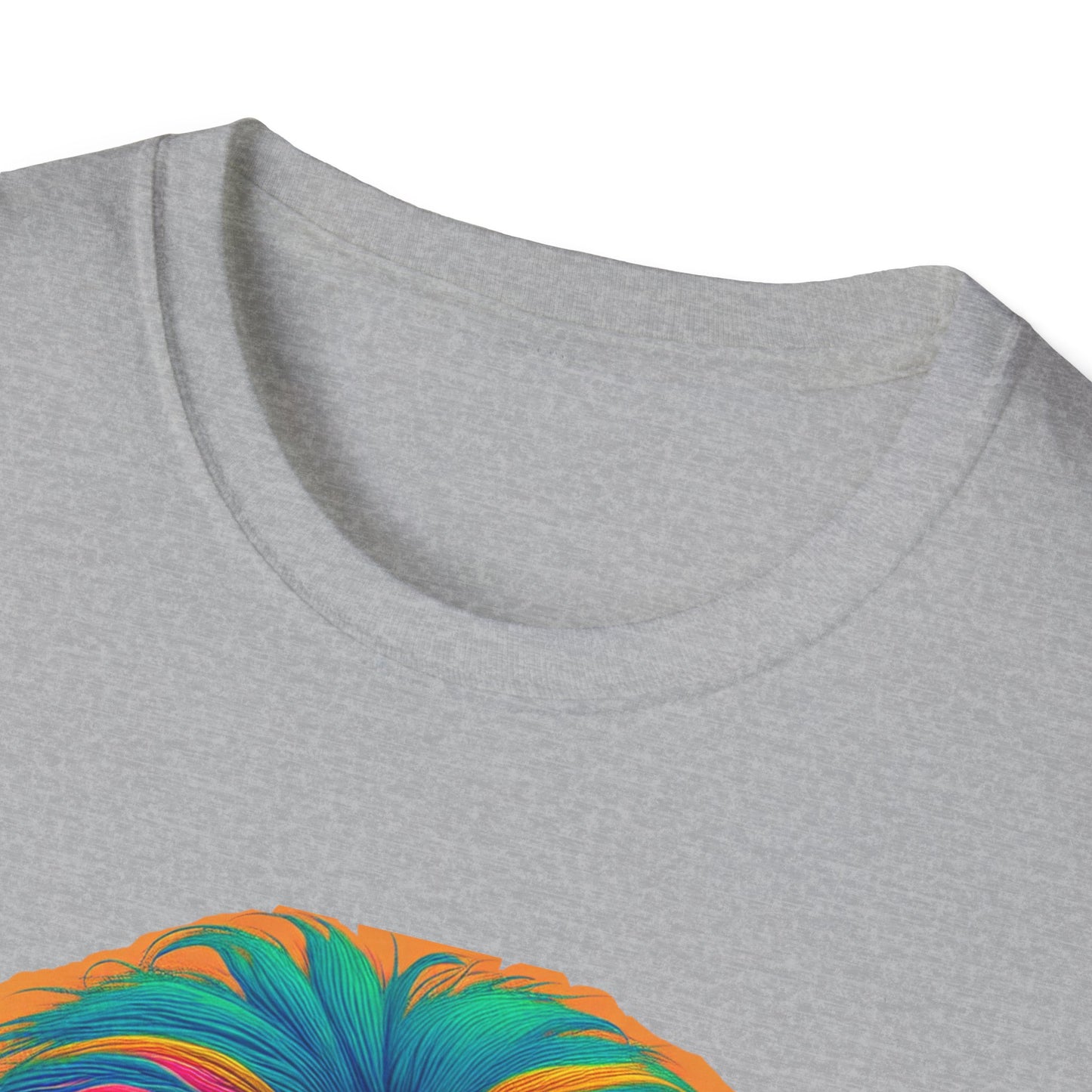 Lion Lick, Mushroom tee, Unisex T-Shirt - Psychonaut Swag
