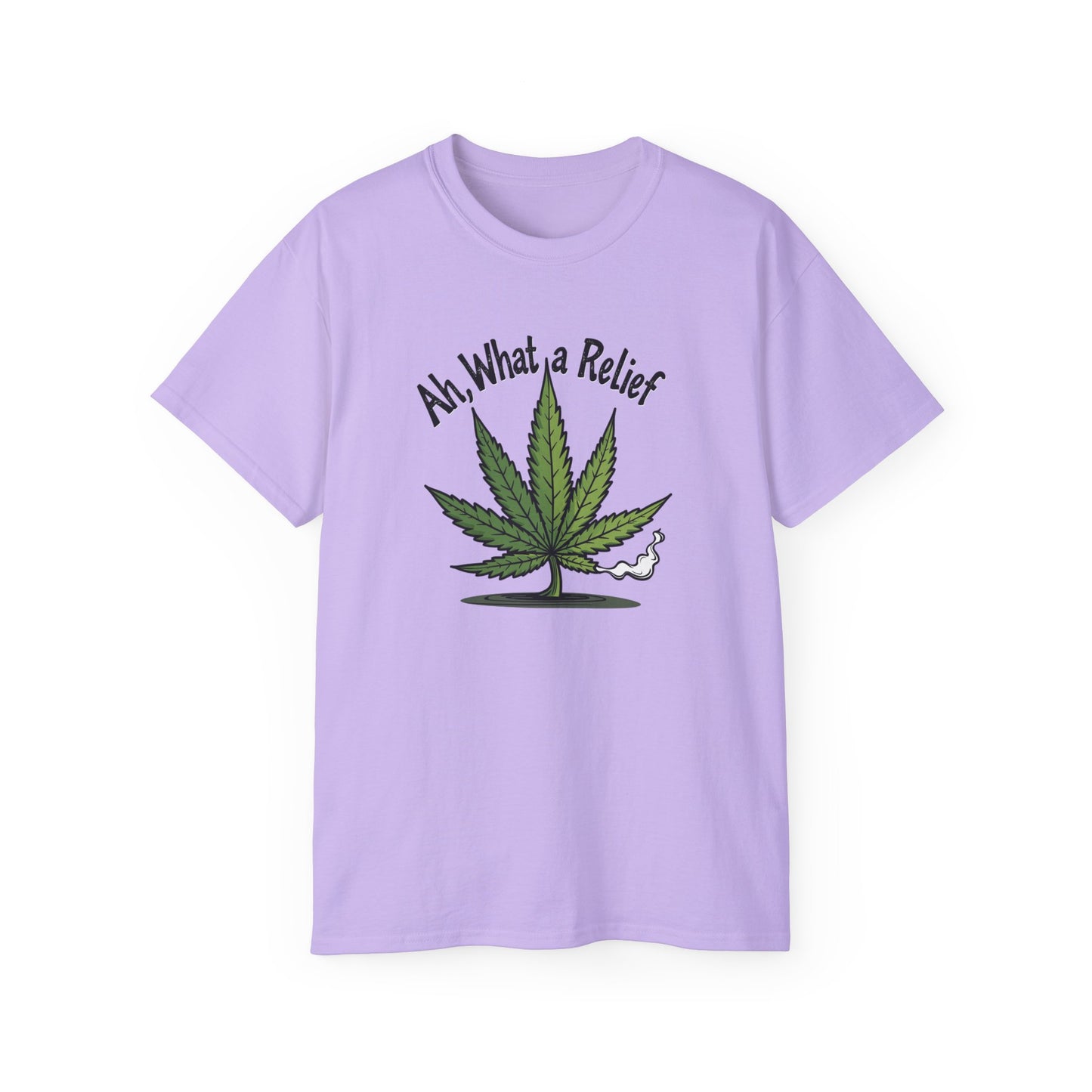 Ah, What a Relief Unisex Ultra Cotton Tee - Perfect for Cannabis Enthusiasts - Psychonaut Swag