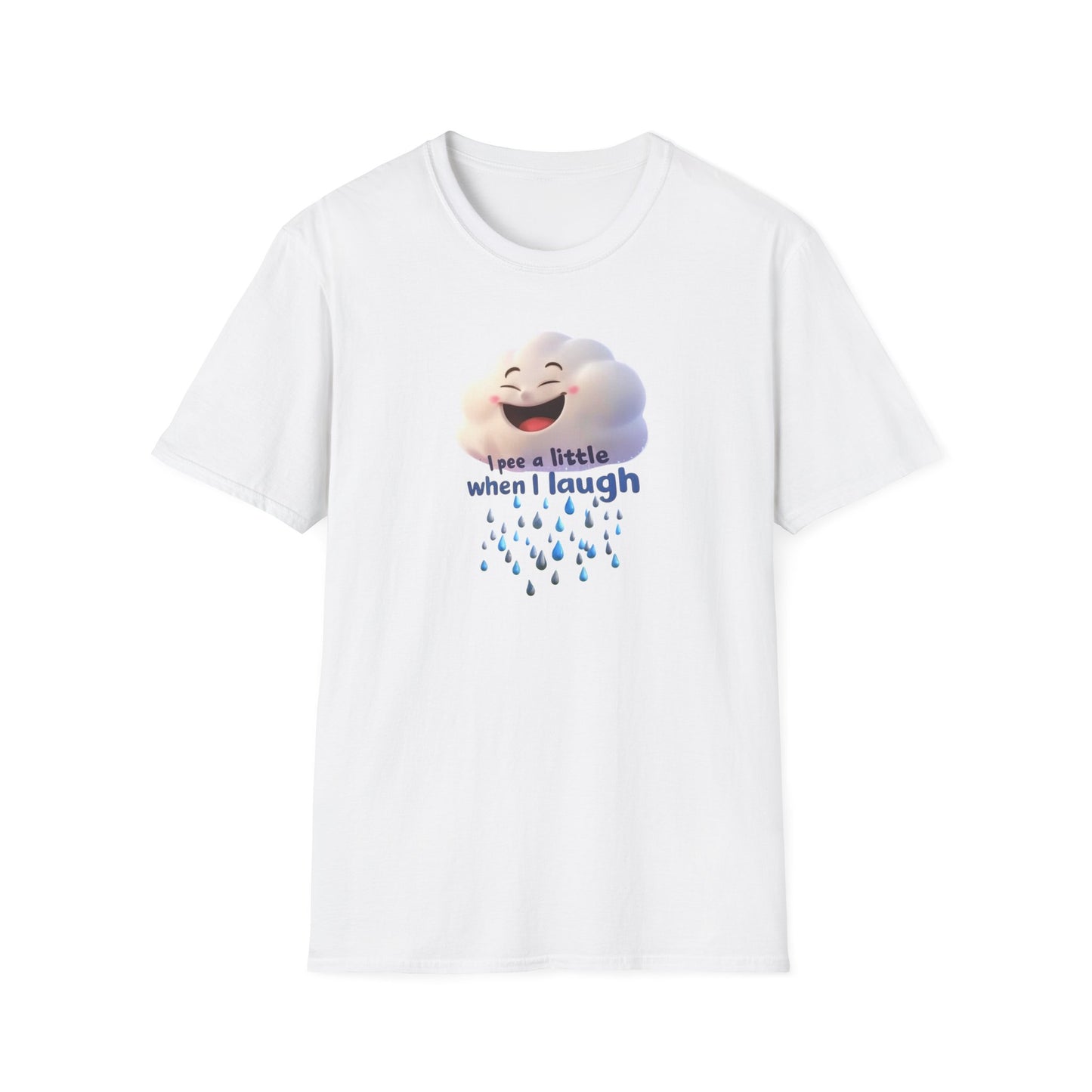 Cloud Laughing Causes Rains, Unisex Softstyle T-Shirt