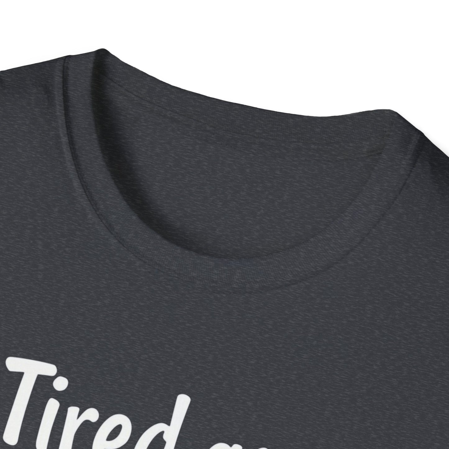 Tired as a Mother T-Shirt, Funny Mom Tee, Gift for Mothers Day, Unisex Tee, Coffee Lover Shirt, Relaxed Fit T-Shirt - Psychonaut Swag