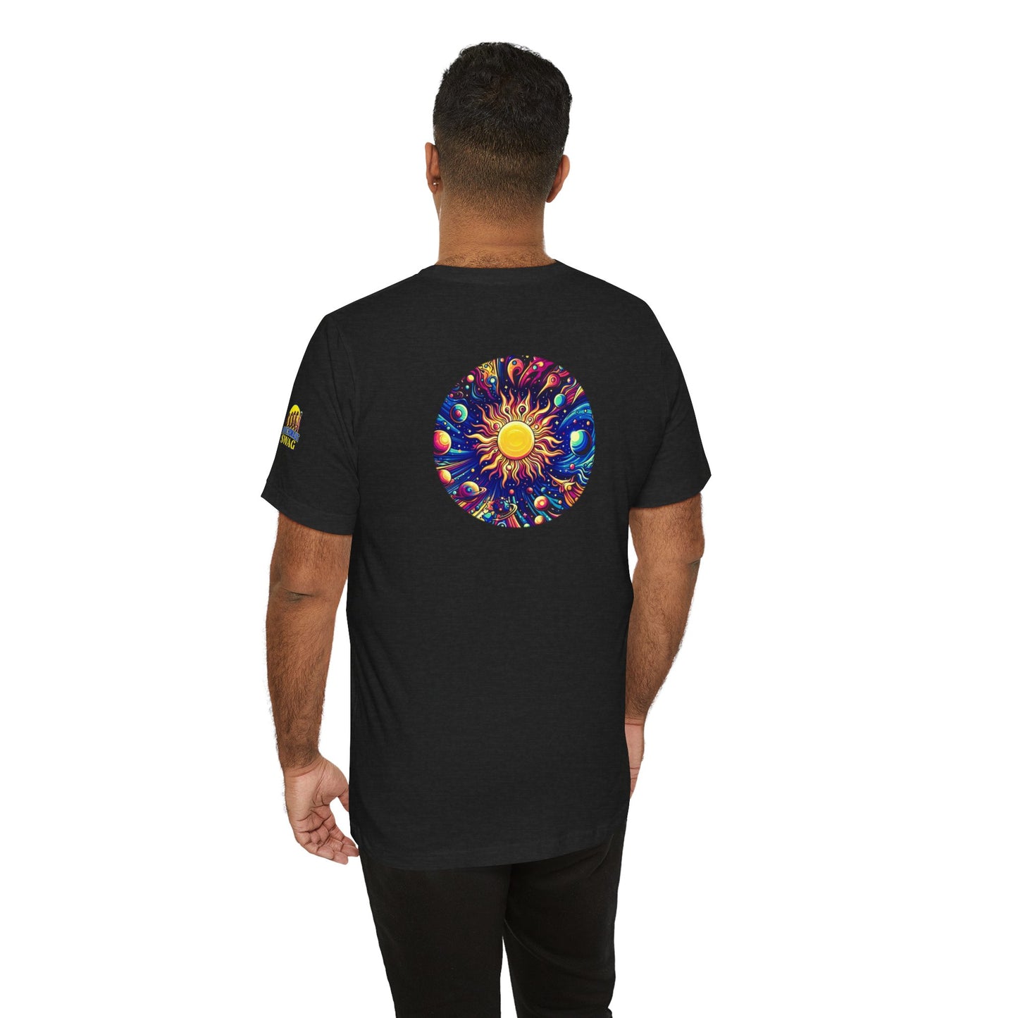 Psychonaut Staple solar system, Unisex Jersey Short Sleeve Tee - Psychonaut Swag