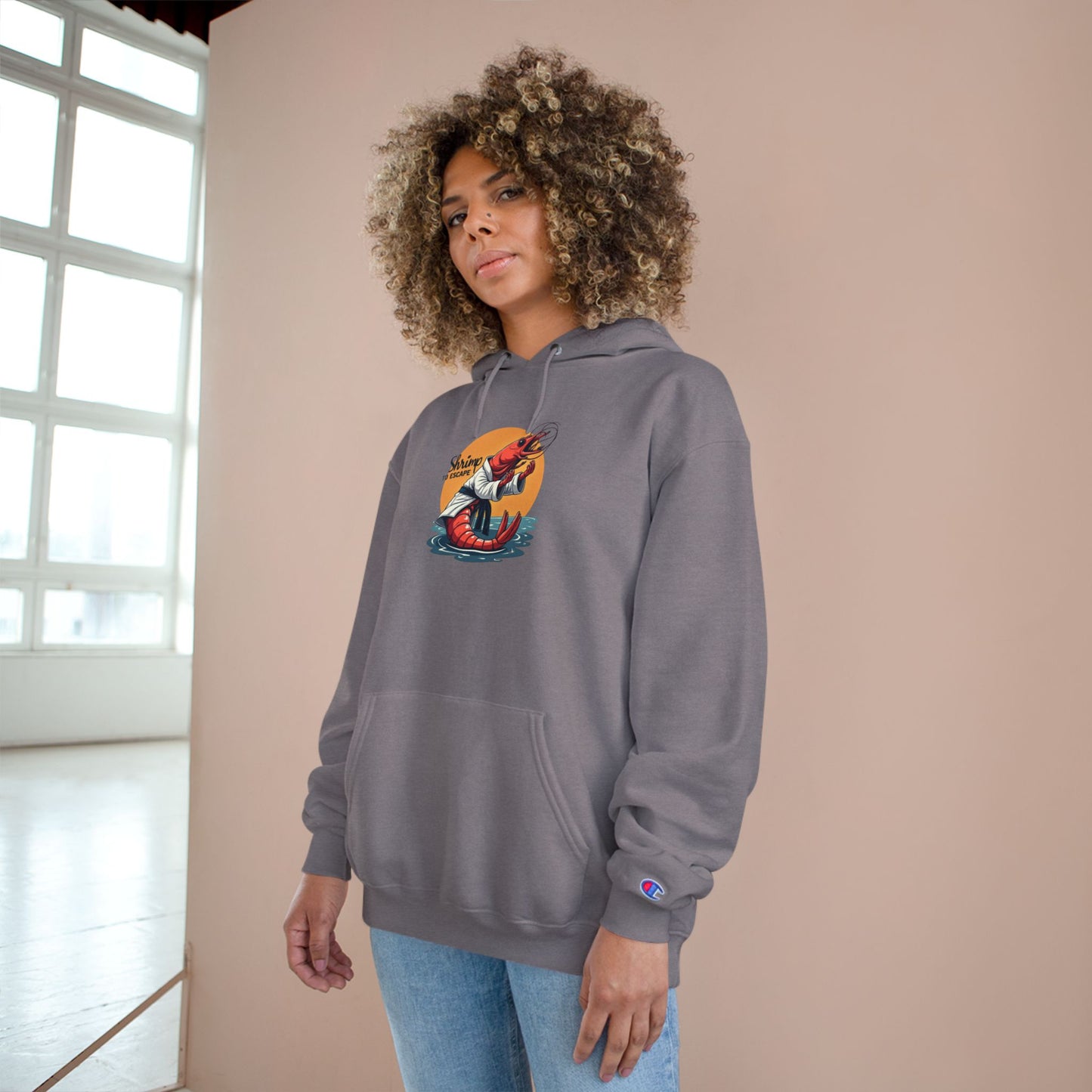 Shrimp to escape, Jiu-Jitsu Champion Hoodie