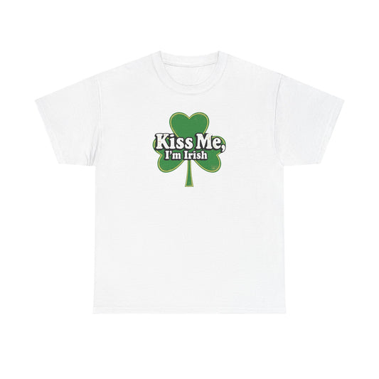 Kiss Me I'm Irish T-Shirt — St. Patrick's Day Shamrock Tee