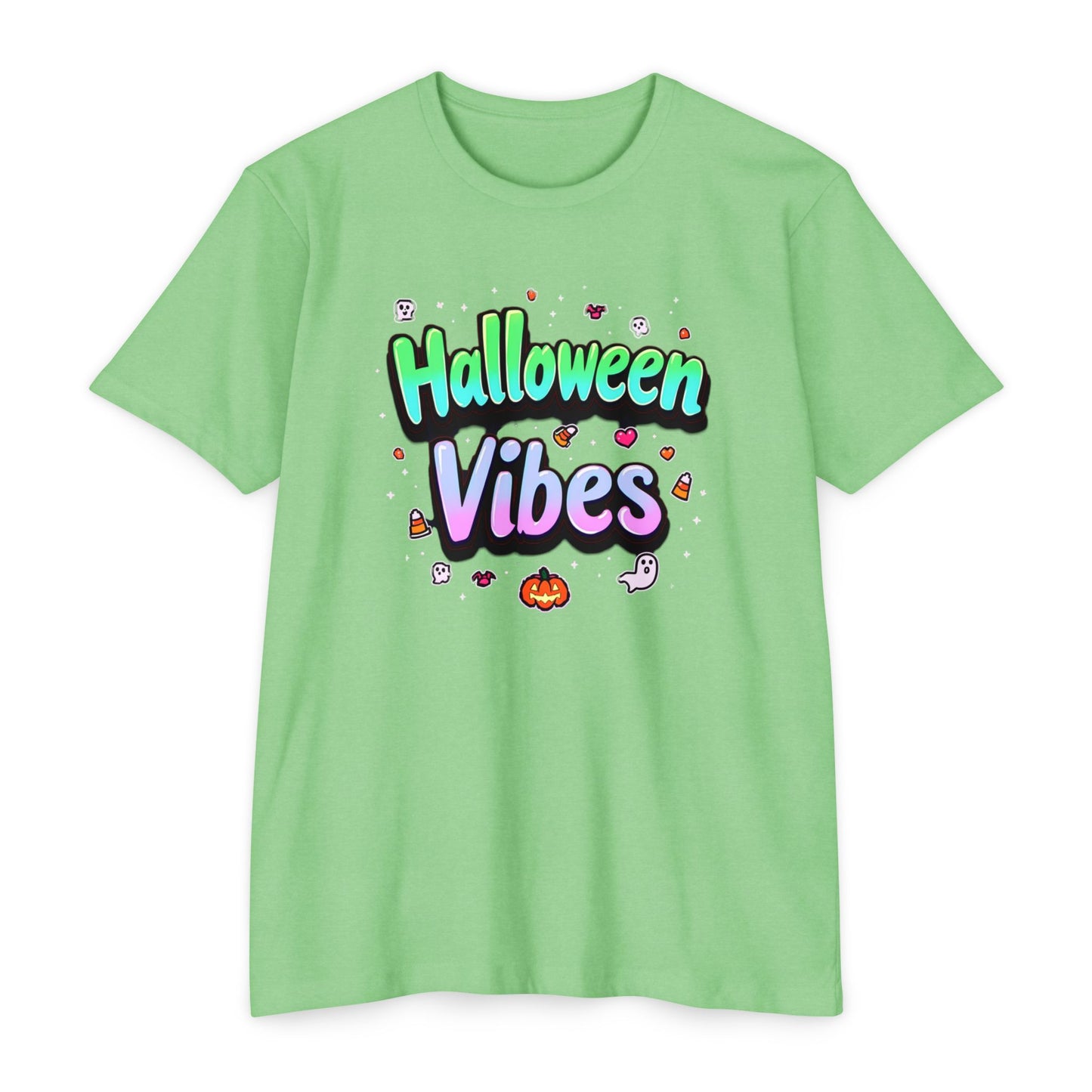 Halloween Vibes tee, Unisex T-Shirt, Spooky Graphic Tee, Fall Fashion, Halloween Costume, Casual Wear, Trick or Treat Shirt