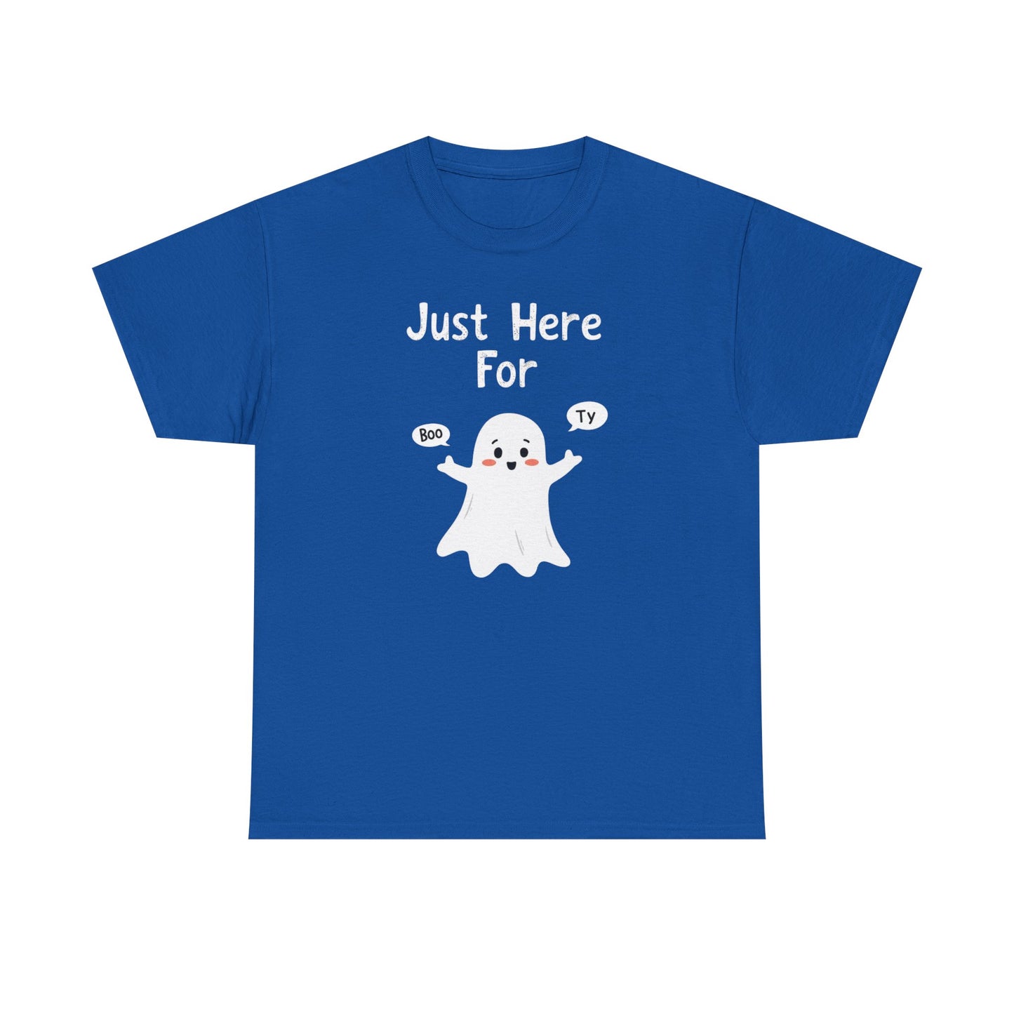 Cute Boo, Unisex Heavy Cotton Tee - Perfect for Self-Love, Gift, Casual Wear, Birthdays, or Relaxation