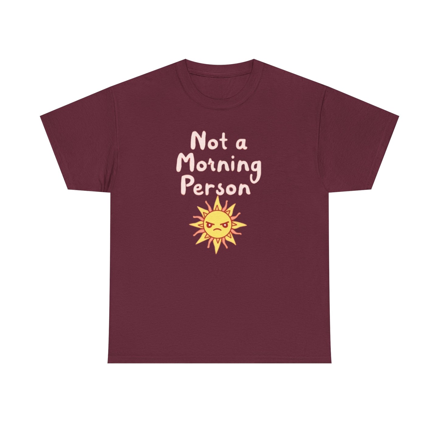 Not a Morning Person, Unisex Cotton T-Shirt, Fun Apparel for Kids and Adults, Perfect Gift for Birthdays and Celebrations - Psychonaut Swag