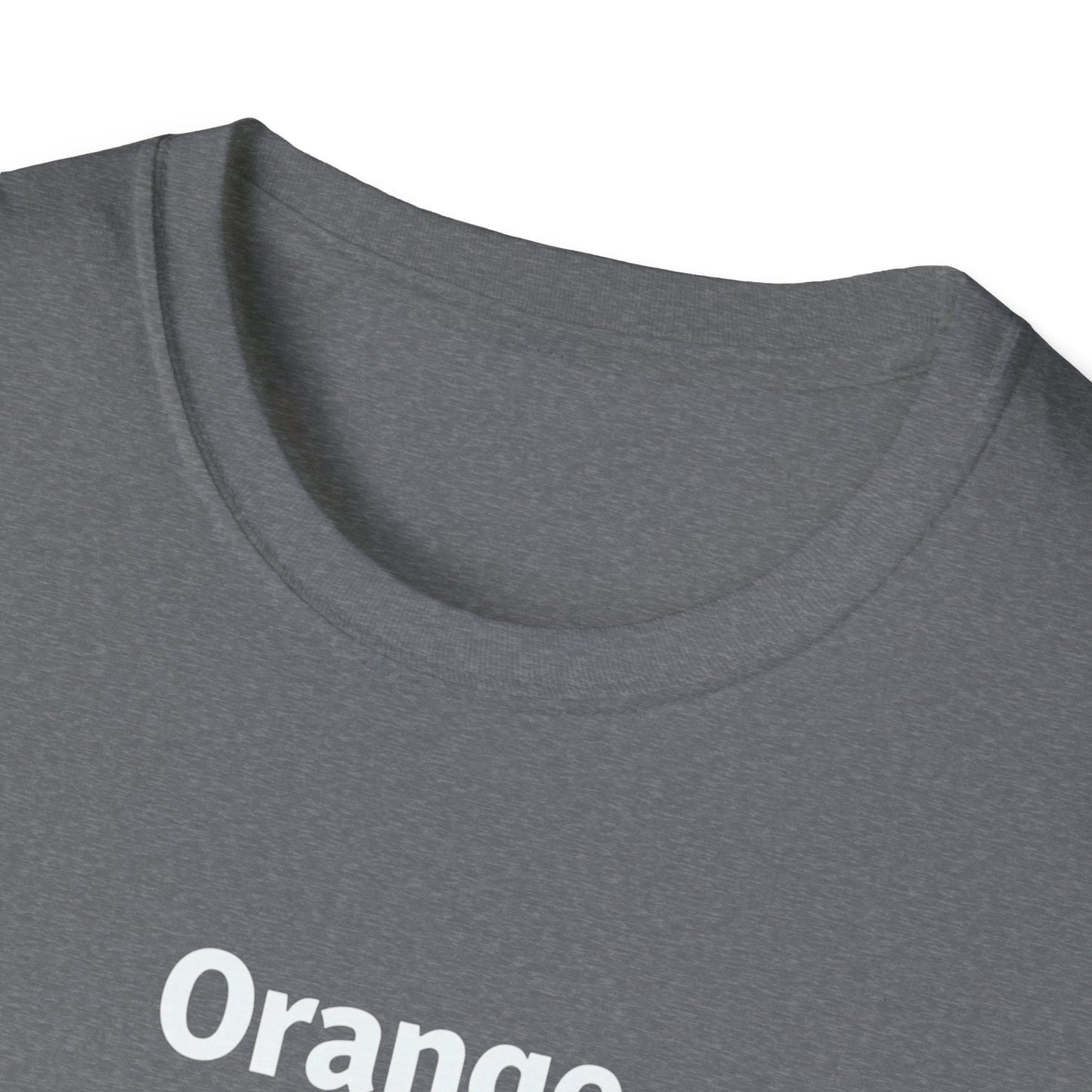 Grateful Orange T-Shirt, Unisex Casual Wear, Thanksgiving Shirt, Fall Vibes Tee, Gift for Friends, Comfortable Everyday Apparel - Psychonaut Swag