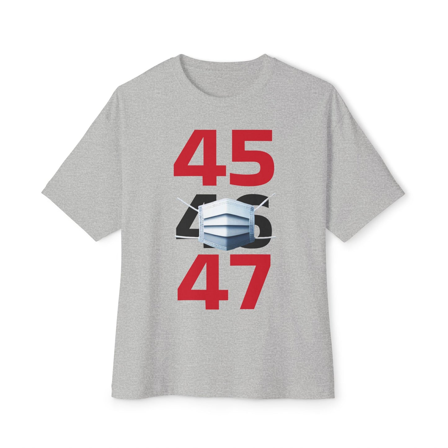 45-47 tee, Unisex Oversized Boxy Tee - Psychonaut Swag