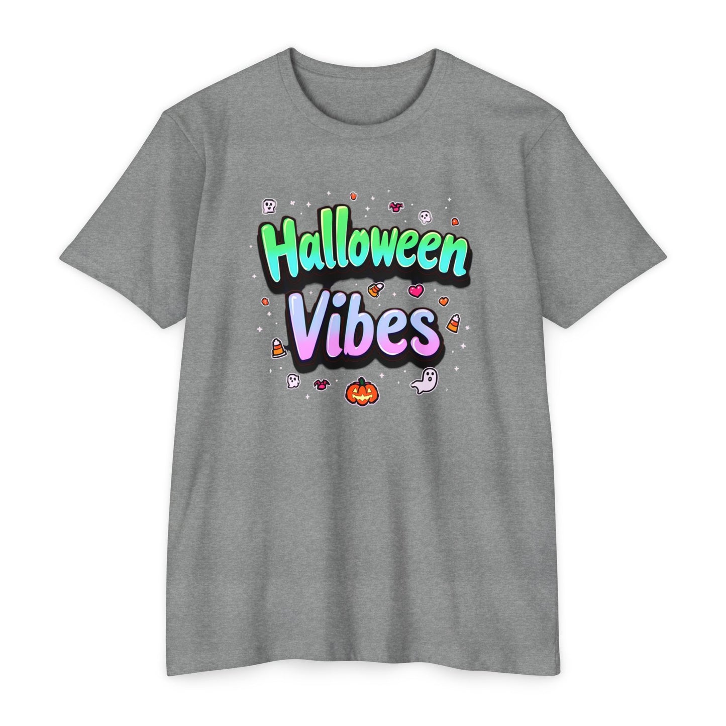 Halloween Vibes tee, Unisex T-Shirt, Spooky Graphic Tee, Fall Fashion, Halloween Costume, Casual Wear, Trick or Treat Shirt