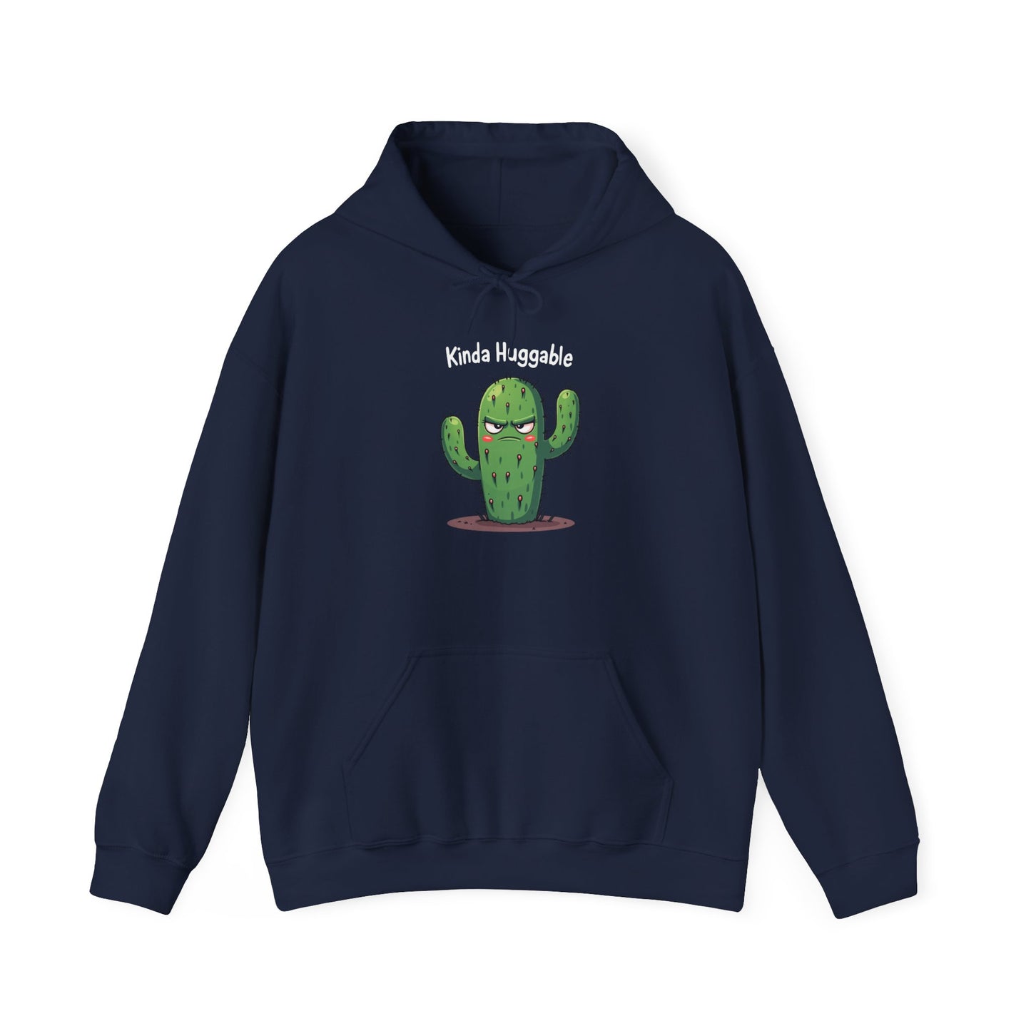 Kinda Huggable, Unisex Heavy Blend Sweatshirt, Comfy Gift, Funny Plant Lover Apparel, Perfect for Casual Outings, Spring Celebration - Psychonaut Swag