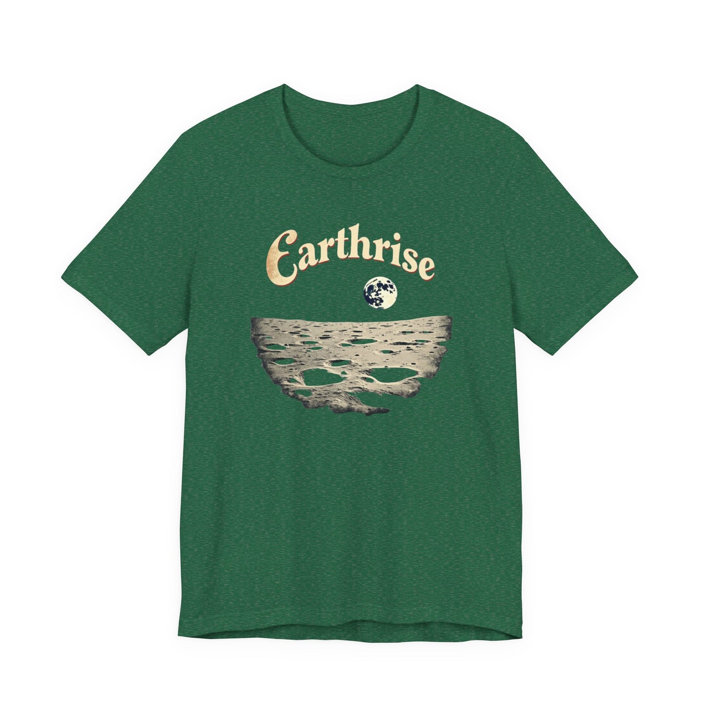 Earthrise Unisex Tee | Vintage Style Graphic Shirt, Eco-Friendly Apparel, Gift for Nature Lovers, Casual Wear, Astronomy Gift