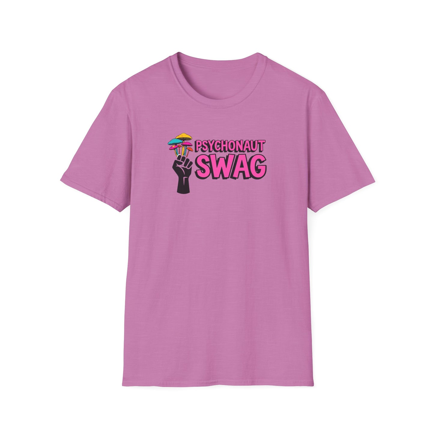 Fistful of Shrooms, Pyschonaut Swag Staple, Psychedelic Graphic T-Shirt, Humor Apparel for Psychedelic Lovers, Perfect for Festivals, Casual Wear, Gift for Friends - Psychonaut Swag