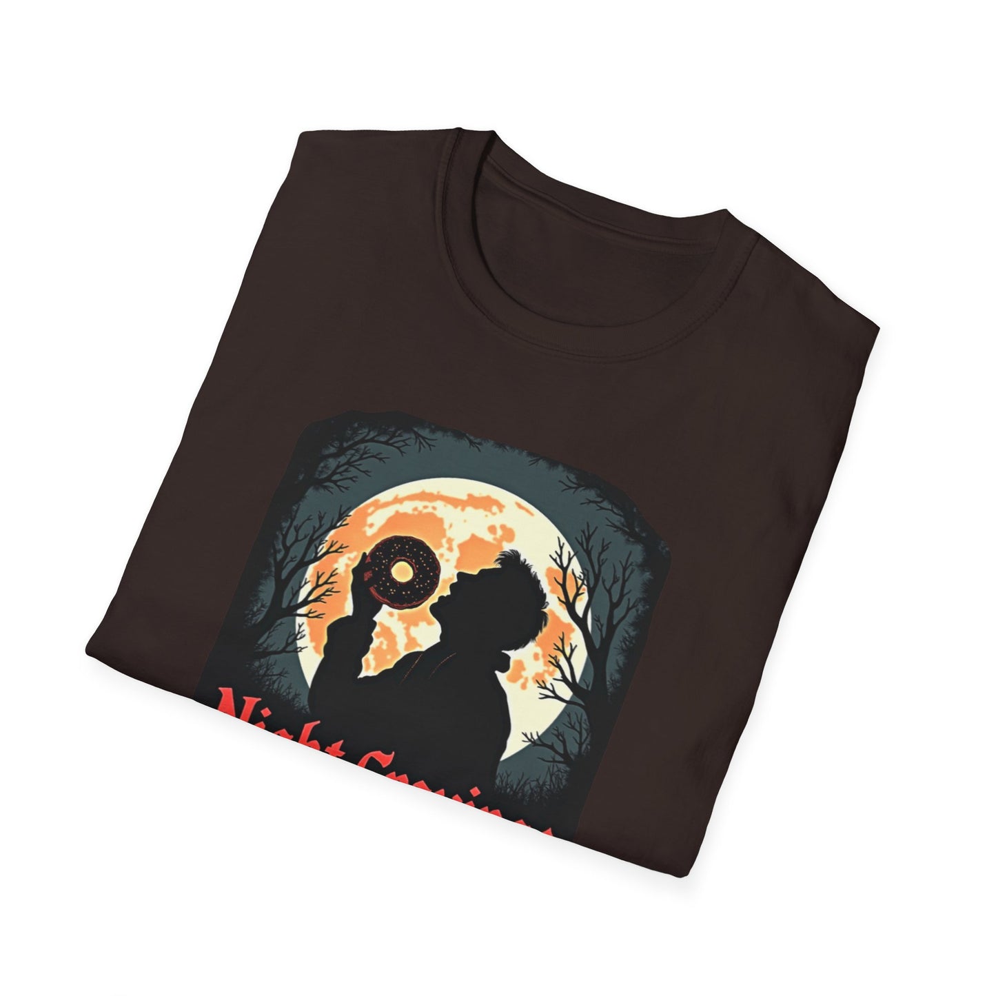 Night Cravings T-Shirt, Halloween Tee, Spooky Gift, Autumn Style, Horror Lovers Apparel, Graphic Shirt