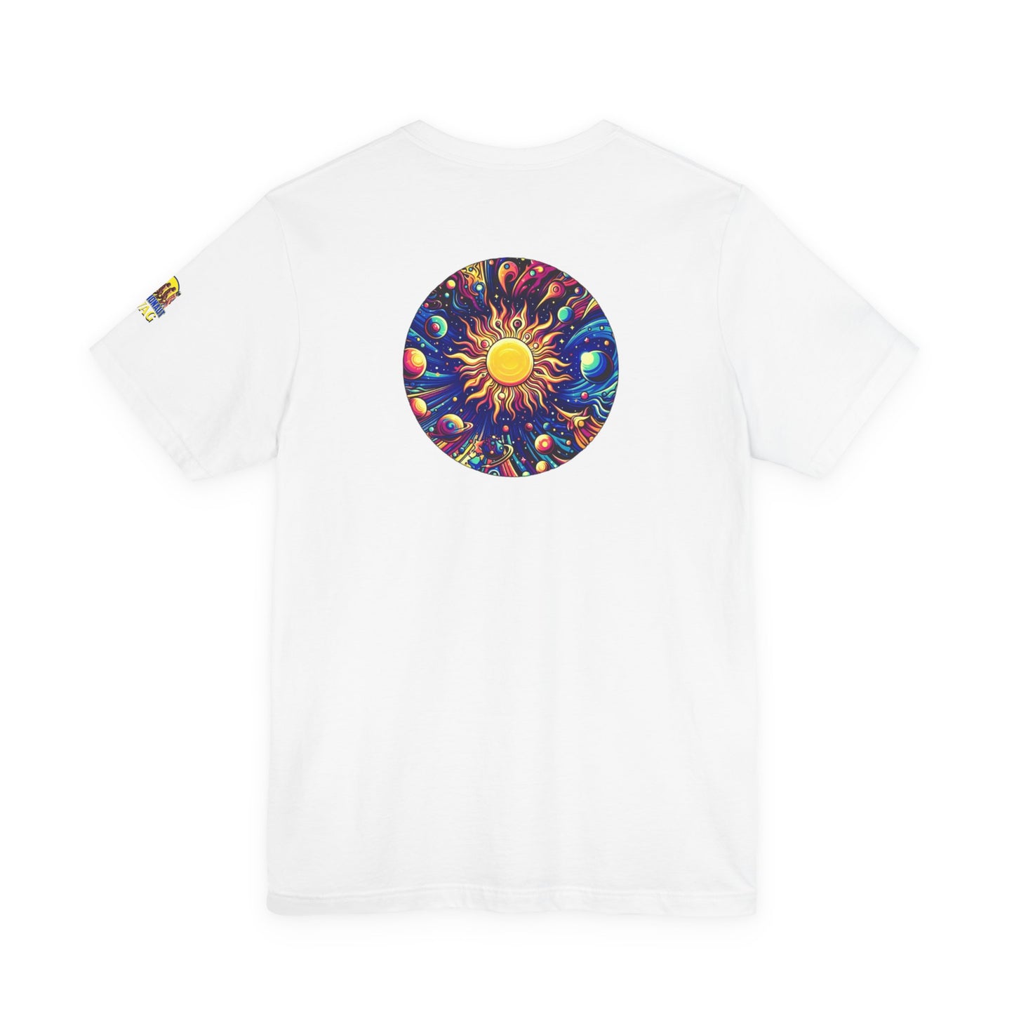 Psychonaut Staple solar system, Unisex Jersey Short Sleeve Tee - Psychonaut Swag