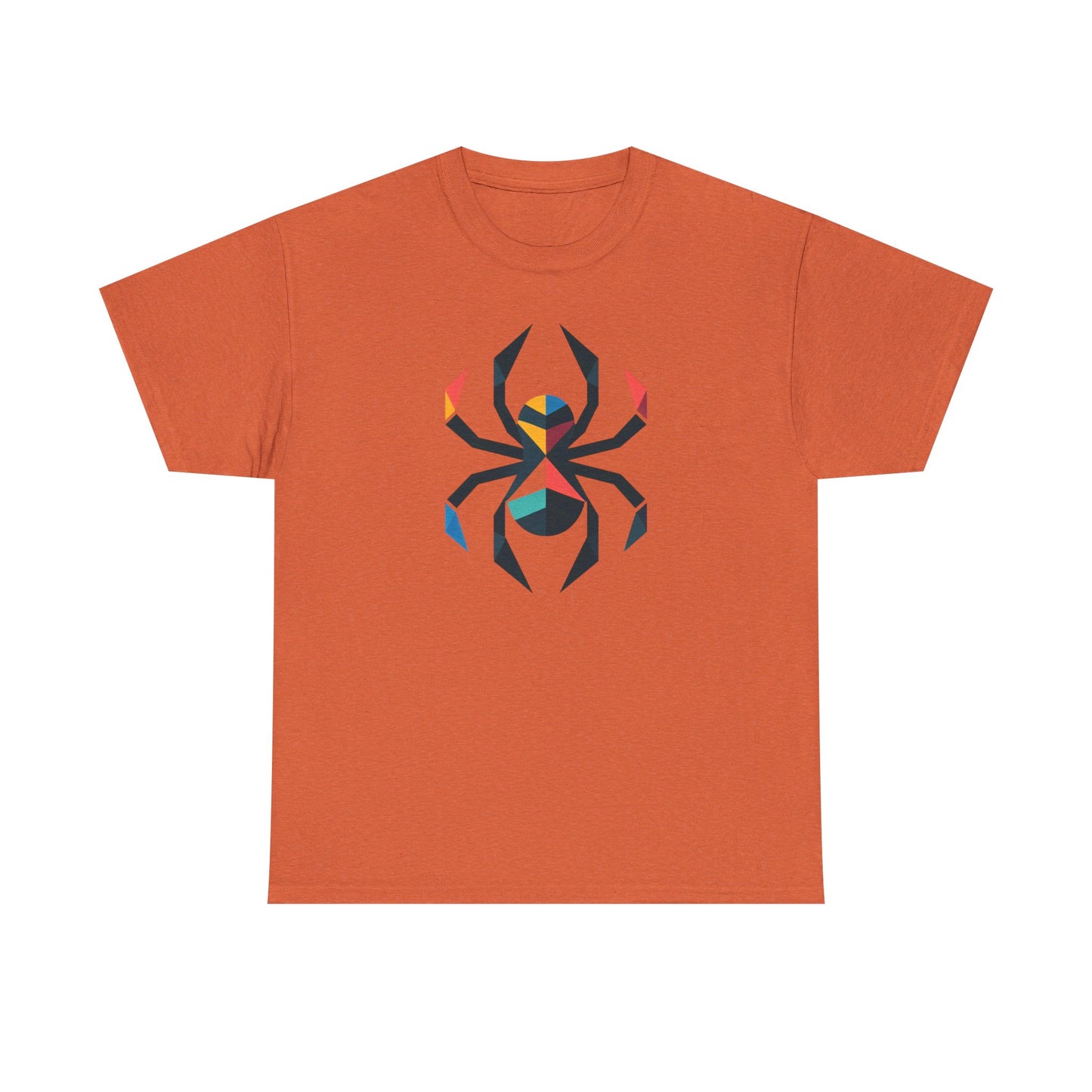 Colorful Spider, Graphic Unisex Heavy Cotton Tee - Psychonaut Swag