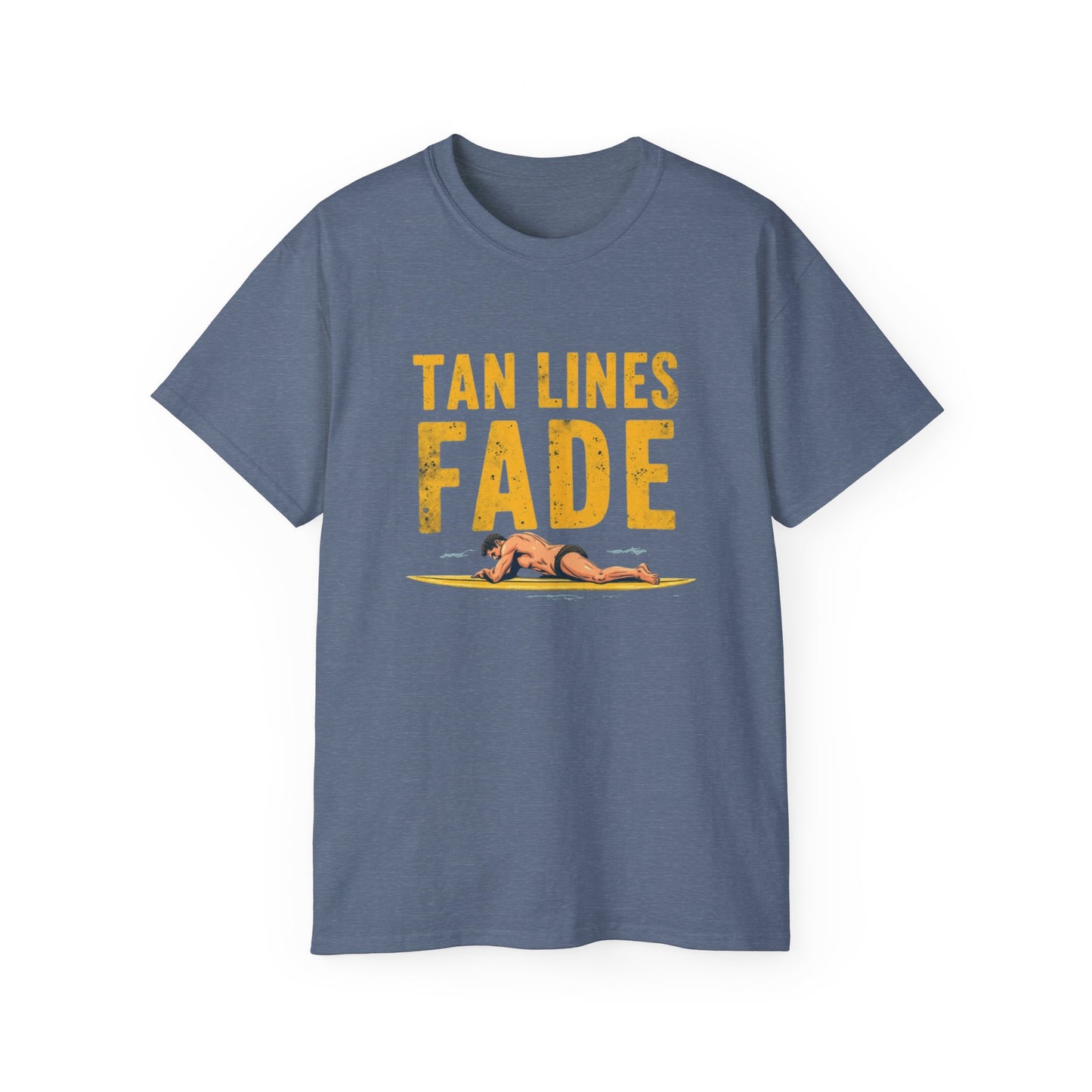 Surfer Tan Lines Tee, Unisex Cotton Shirt, Vacation Apparel, Beach Day Outfit, Casual Summer Clothing - Psychonaut Swag