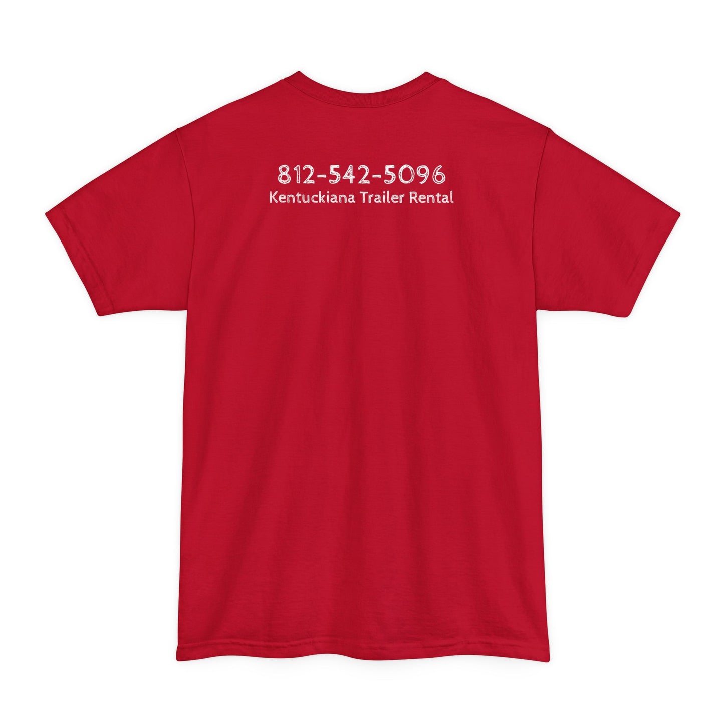 Tall mock1, Kentuckiana small biz swag, T-Shirt | Casual Souvenir Tee, Road Trip Gear, Gift for Trailer Owners, Fun Outdoor Wear, Unisex Apparel