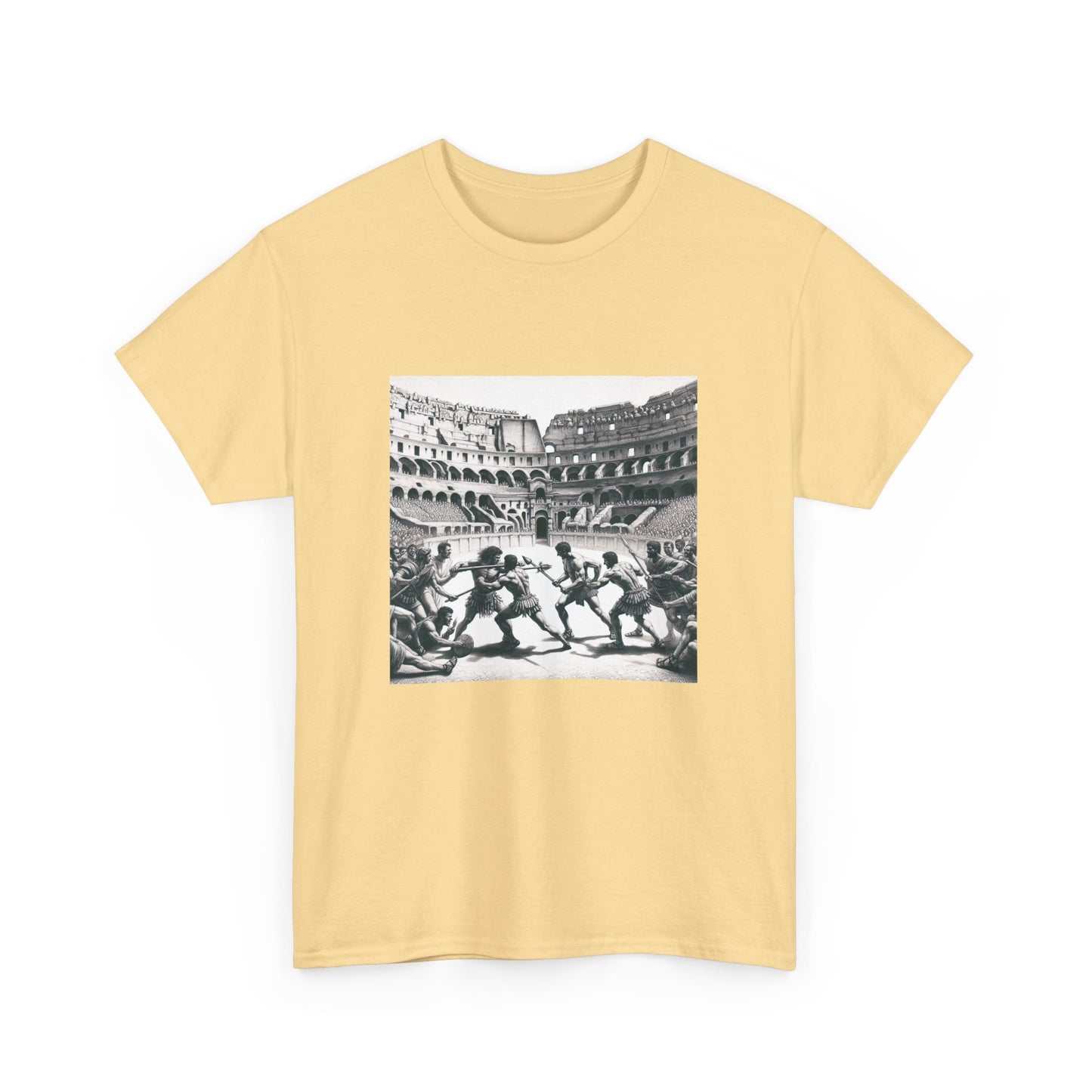 Gladiator, fight Unisex Heavy Cotton Tee - Psychonaut Swag