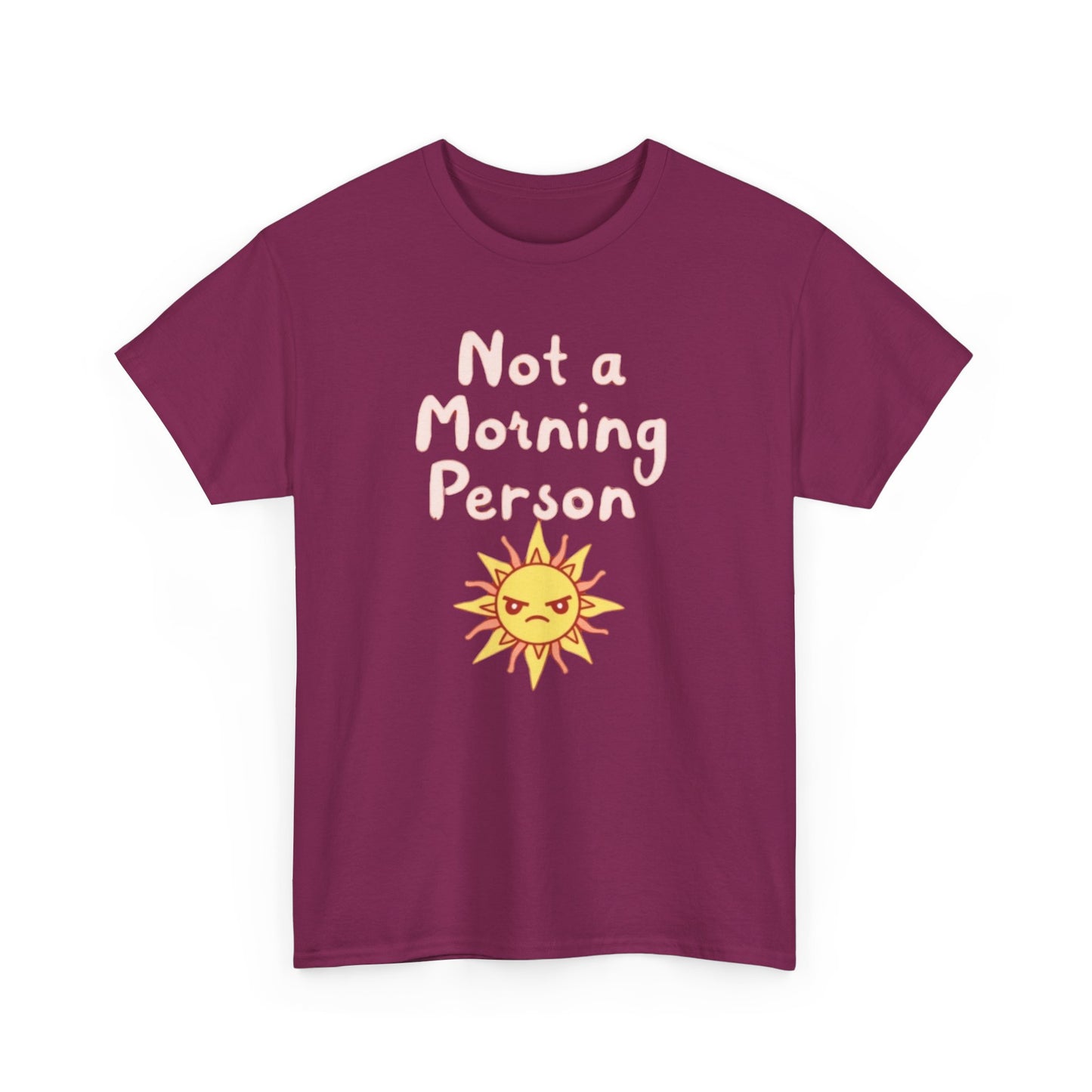 Not a Morning Person, Unisex Cotton T-Shirt, Fun Apparel for Kids and Adults, Perfect Gift for Birthdays and Celebrations - Psychonaut Swag