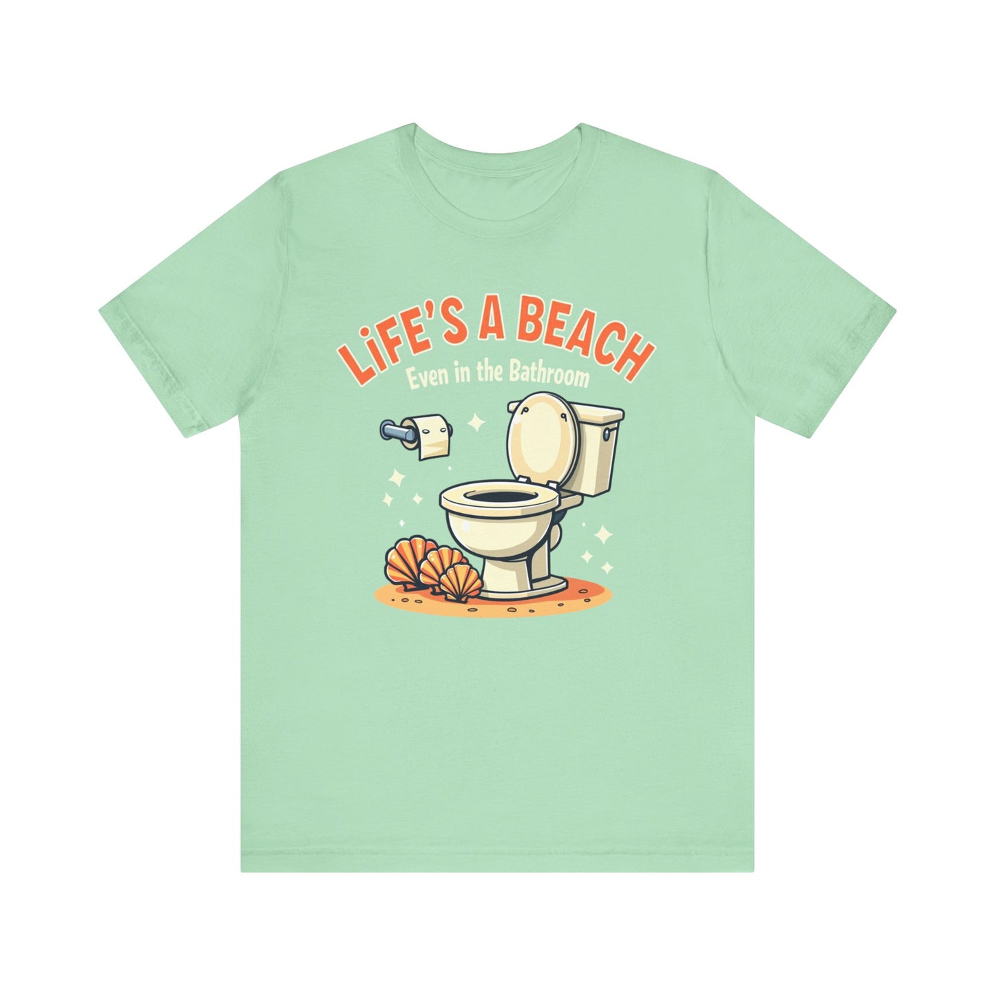 Life's a Beach, Unisex Short Sleeve Shirt - Psychonaut Swag