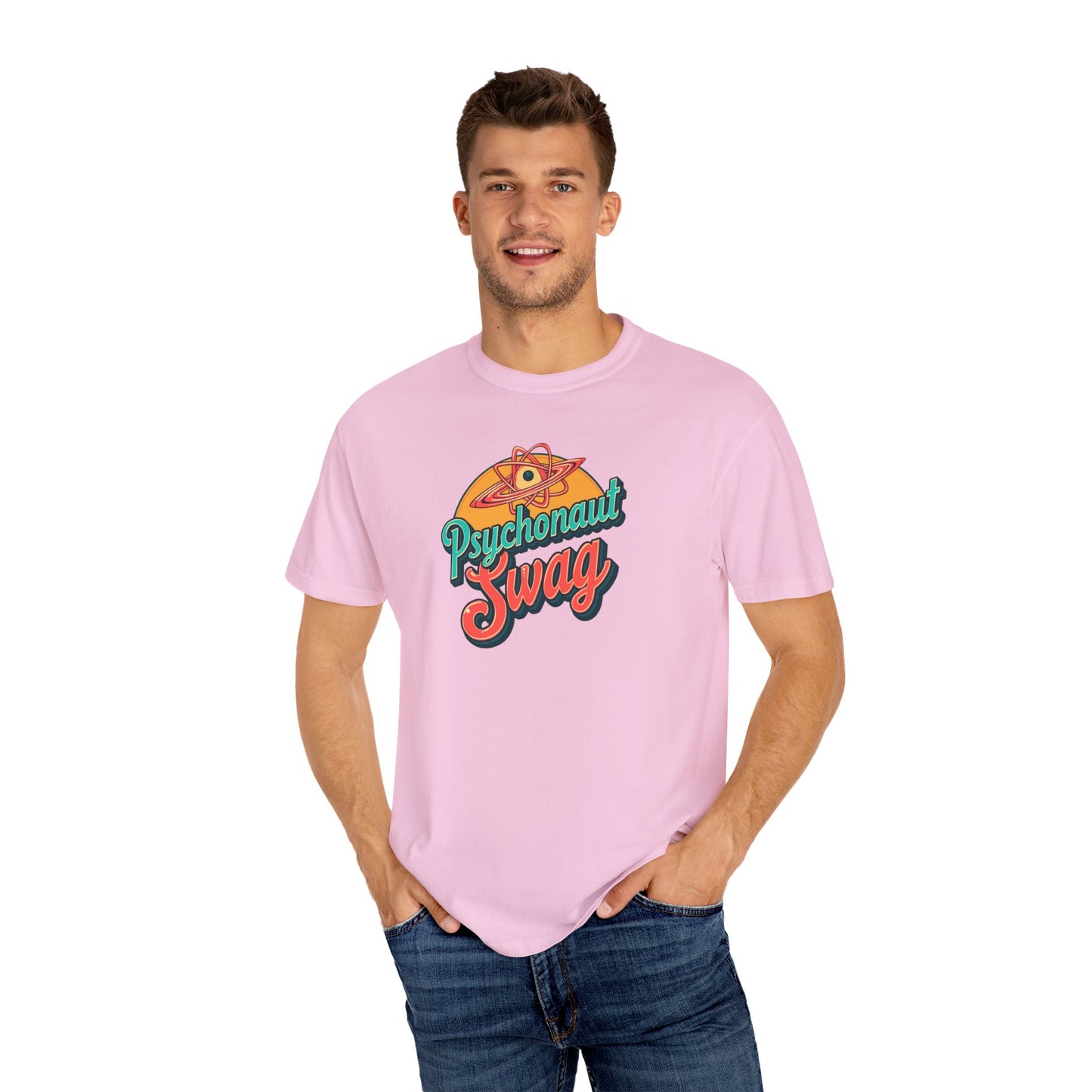Psychonaut Swag, Atom tee shirt, Psychedelic T-Shirt | Retro Psychonaut Swag Tee | Unique Gift for Festival Lovers, Casual Wear, Art Enthusiasts, Unisex Apparel