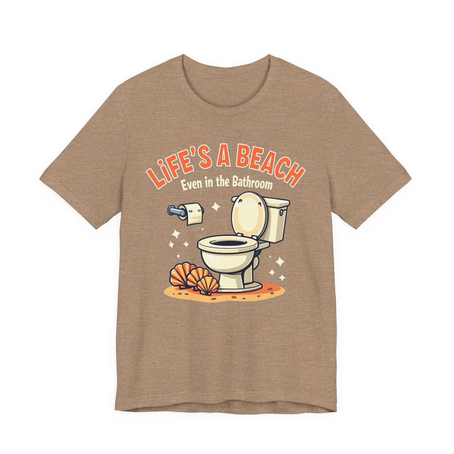 Life's a Beach, Unisex Short Sleeve Shirt - Psychonaut Swag