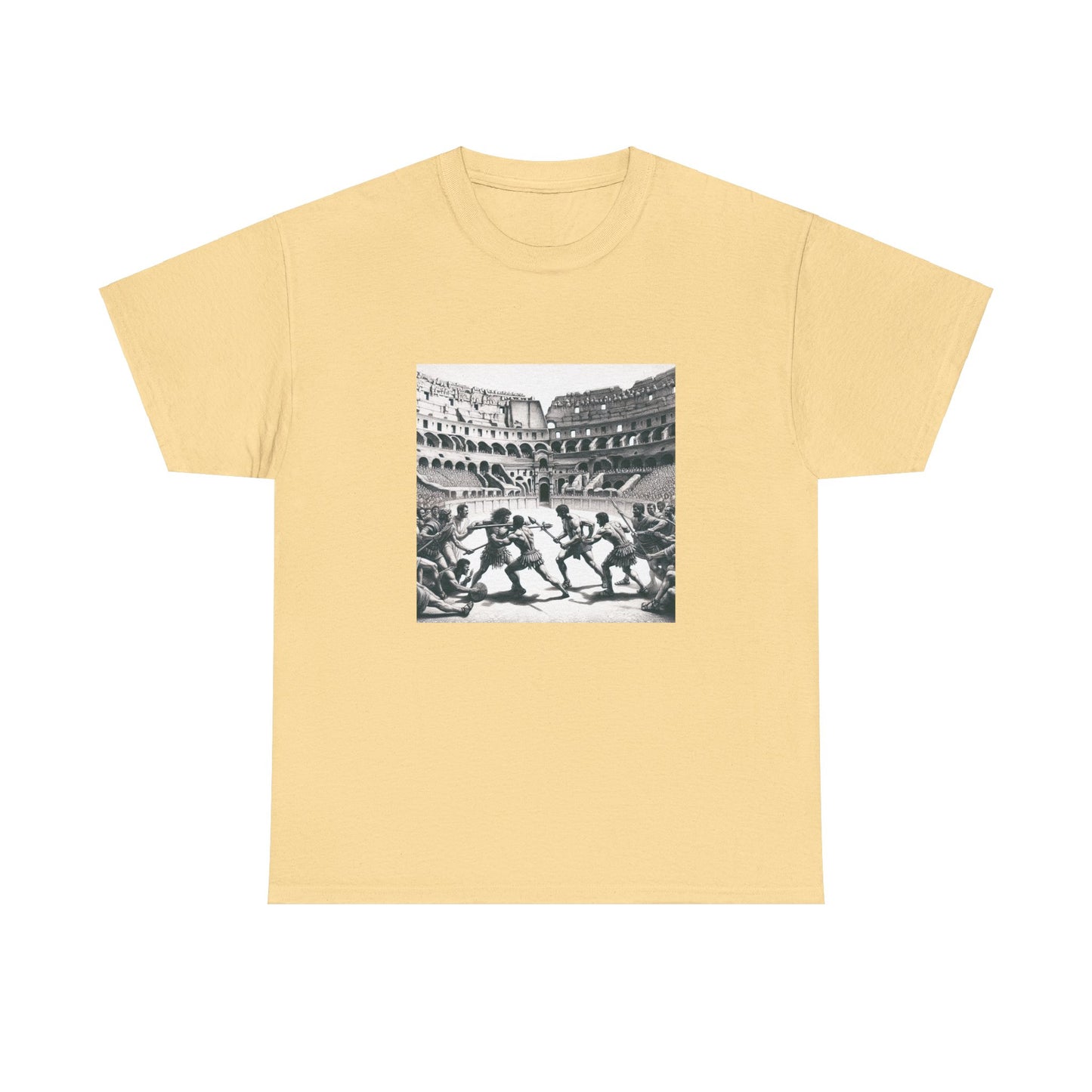 Gladiator, fight Unisex Heavy Cotton Tee - Psychonaut Swag