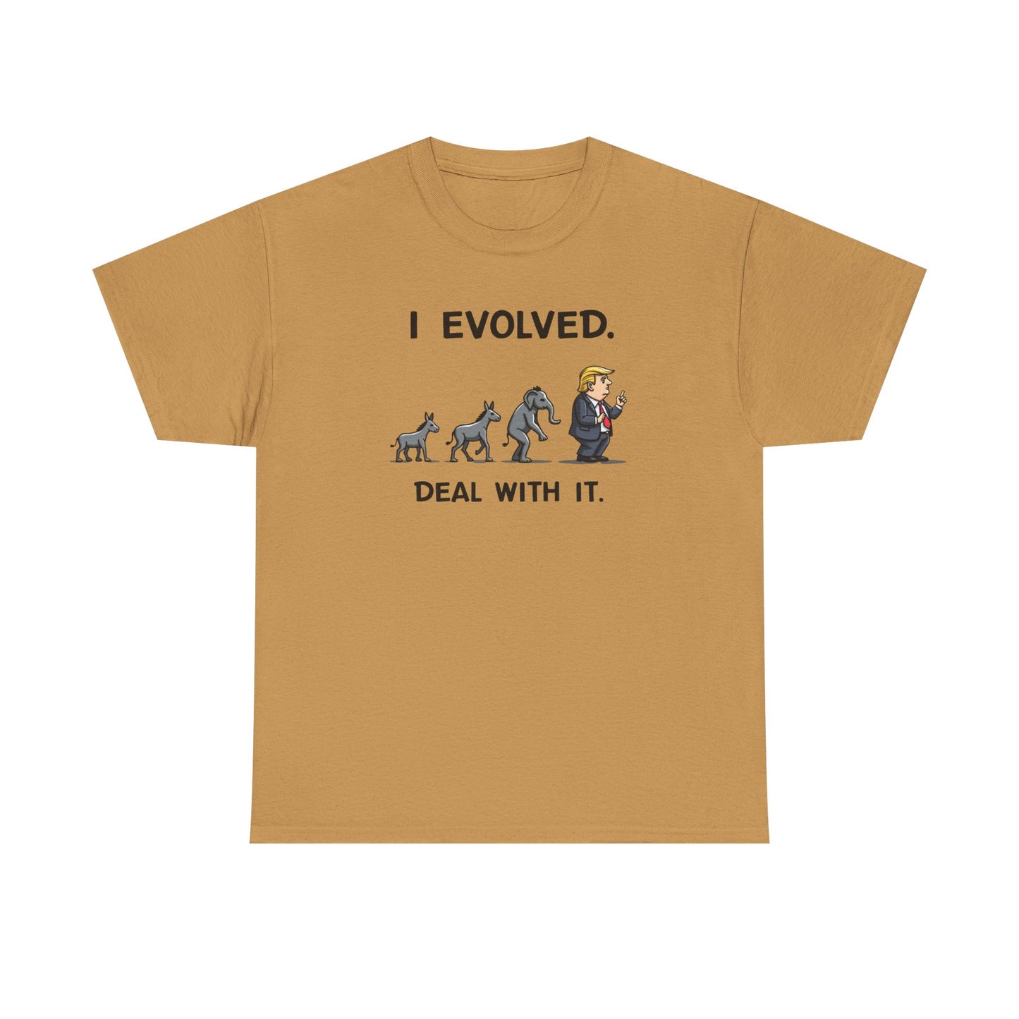 I Evolved, political humor, Funny Unisex T-Shirt, Gift for Dog Lovers, Casual Wear, Statement Shirt - Psychonaut Swag
