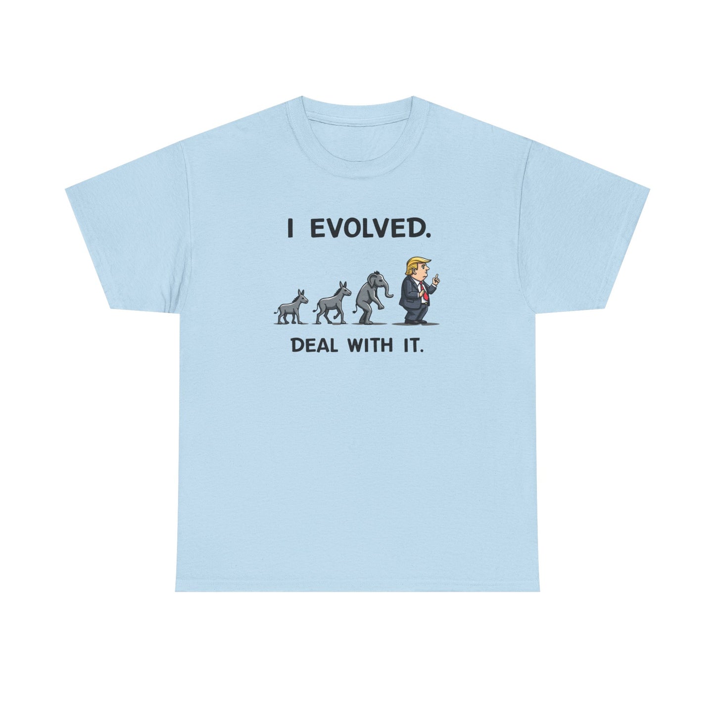 I Evolved, political humor, Funny Unisex T-Shirt, Gift for Dog Lovers, Casual Wear, Statement Shirt - Psychonaut Swag