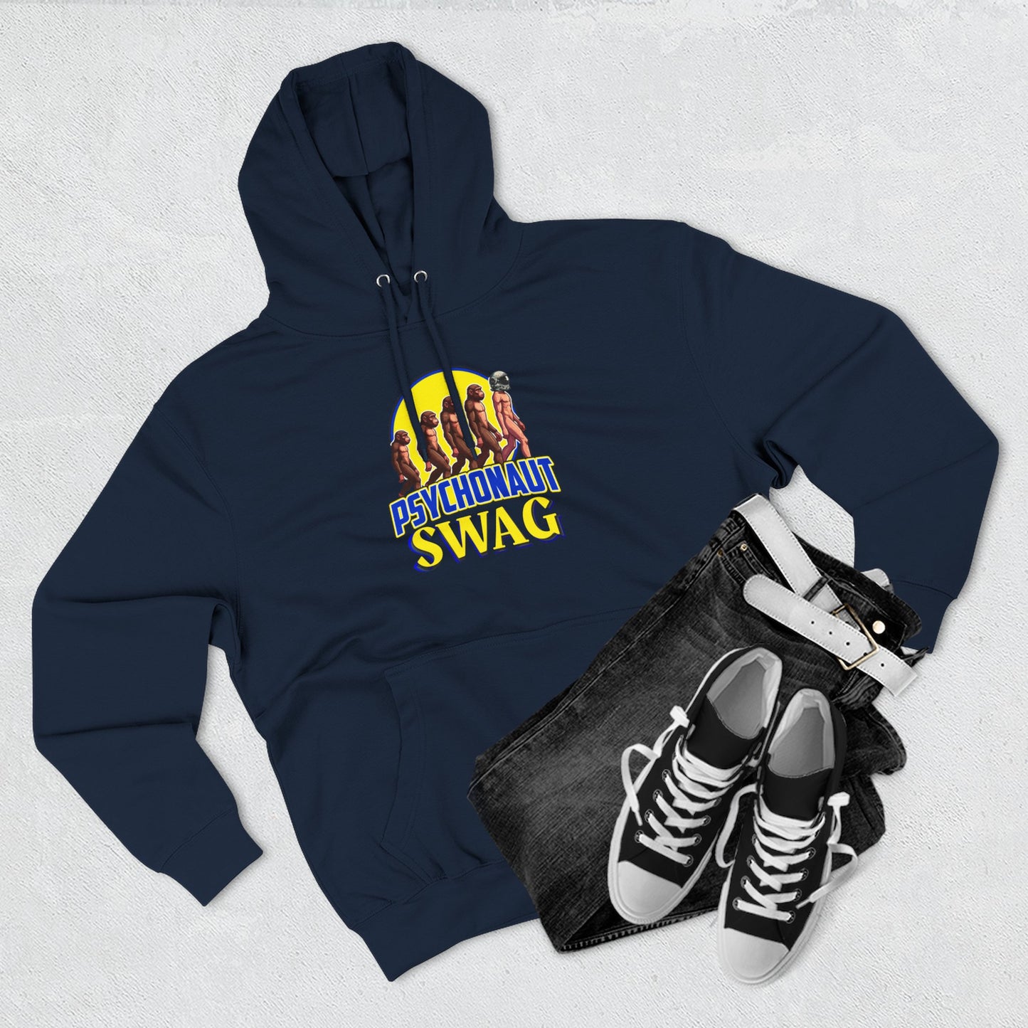 Psychonaut swag small biz, Fleece Hoodie, Cozy Layer for Gamers, Trendy Sweatshirt, Ideal Gift for Holidays, Perfect for Casual Outfits