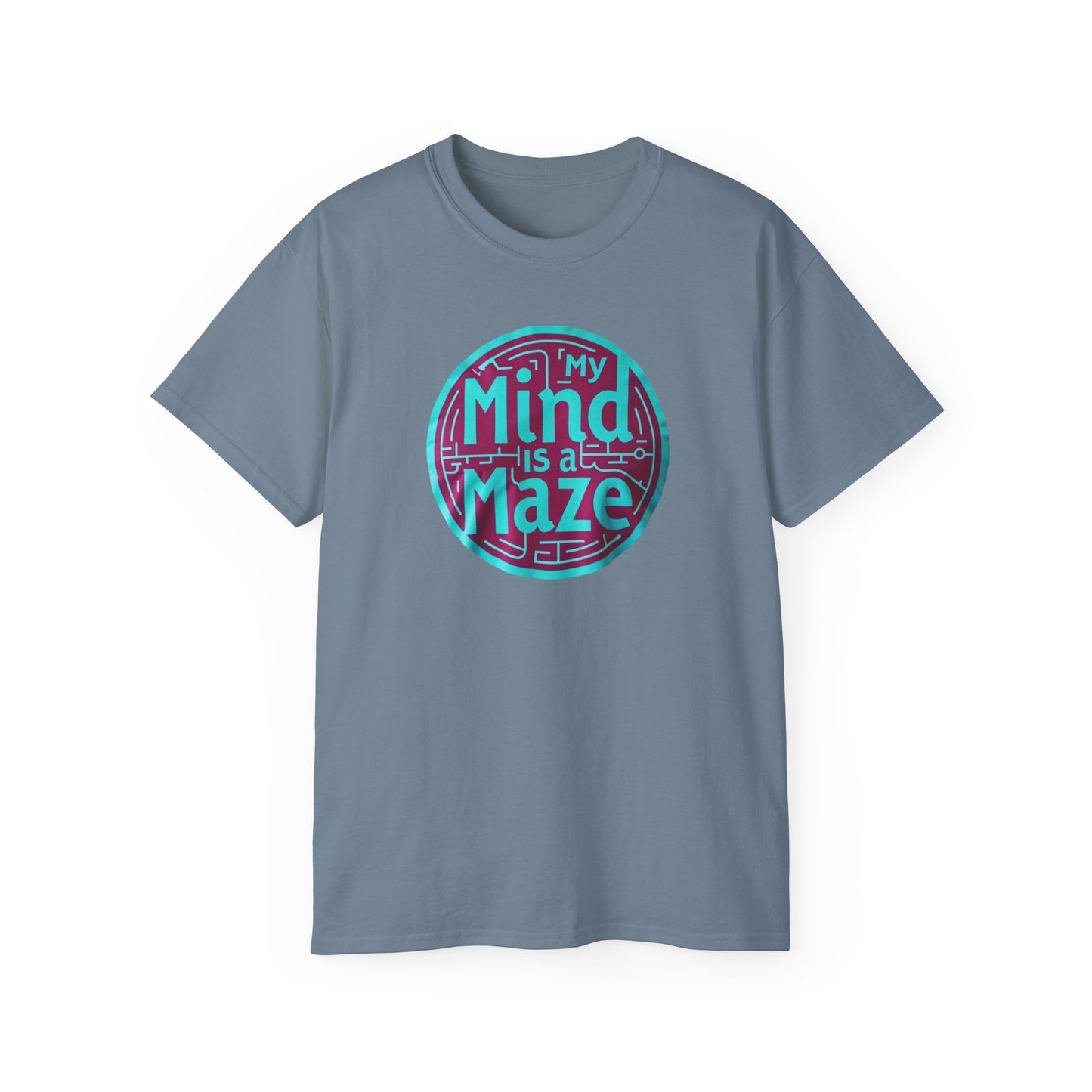 Mind is a Maze Unisex Ultra Cotton Tee - Creative and Thoughtful Shirt - Psychonaut Swag