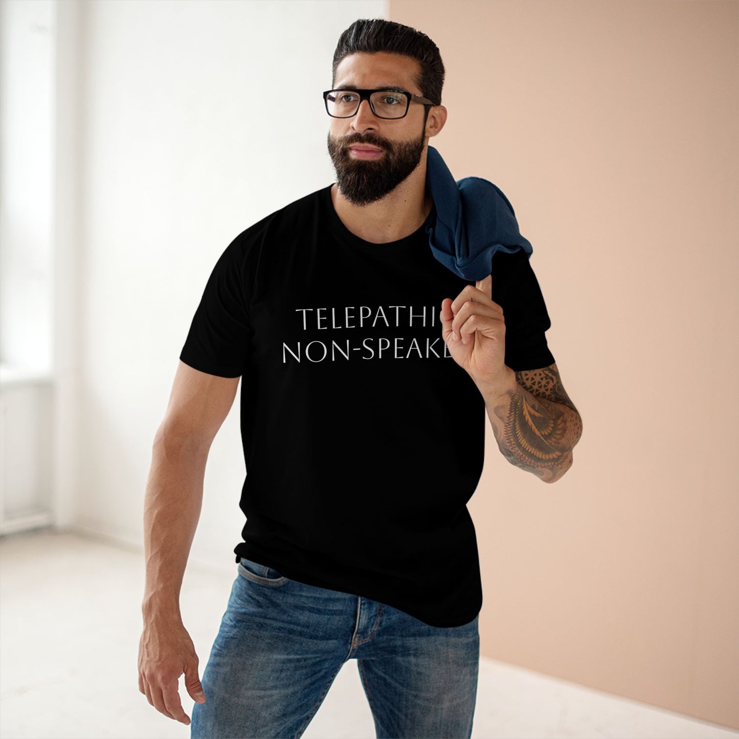 Telepathic Non-Speaker, Adult Staple Tee - Psychonaut Swag