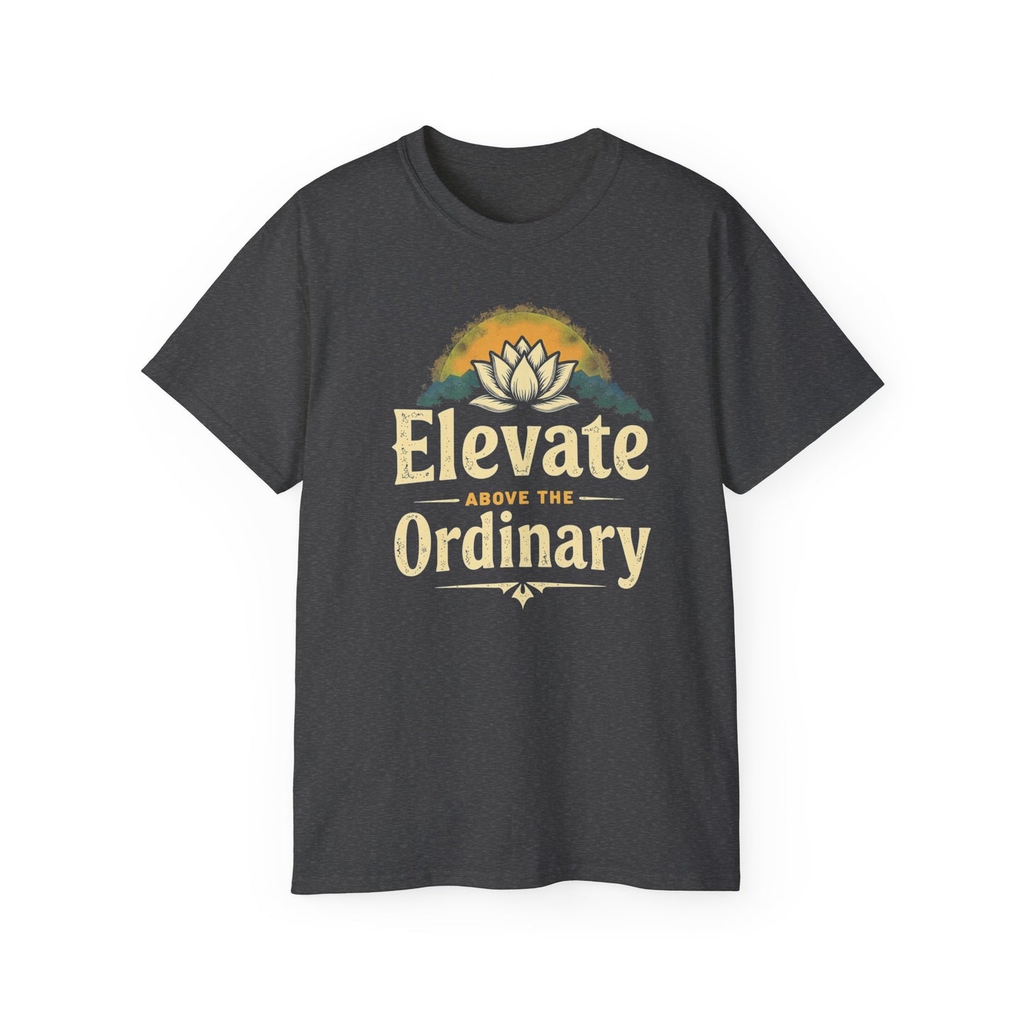 Inspirational Unisex Ultra Cotton Tee - 'Elevate Above the Ordinary' - Psychonaut Swag