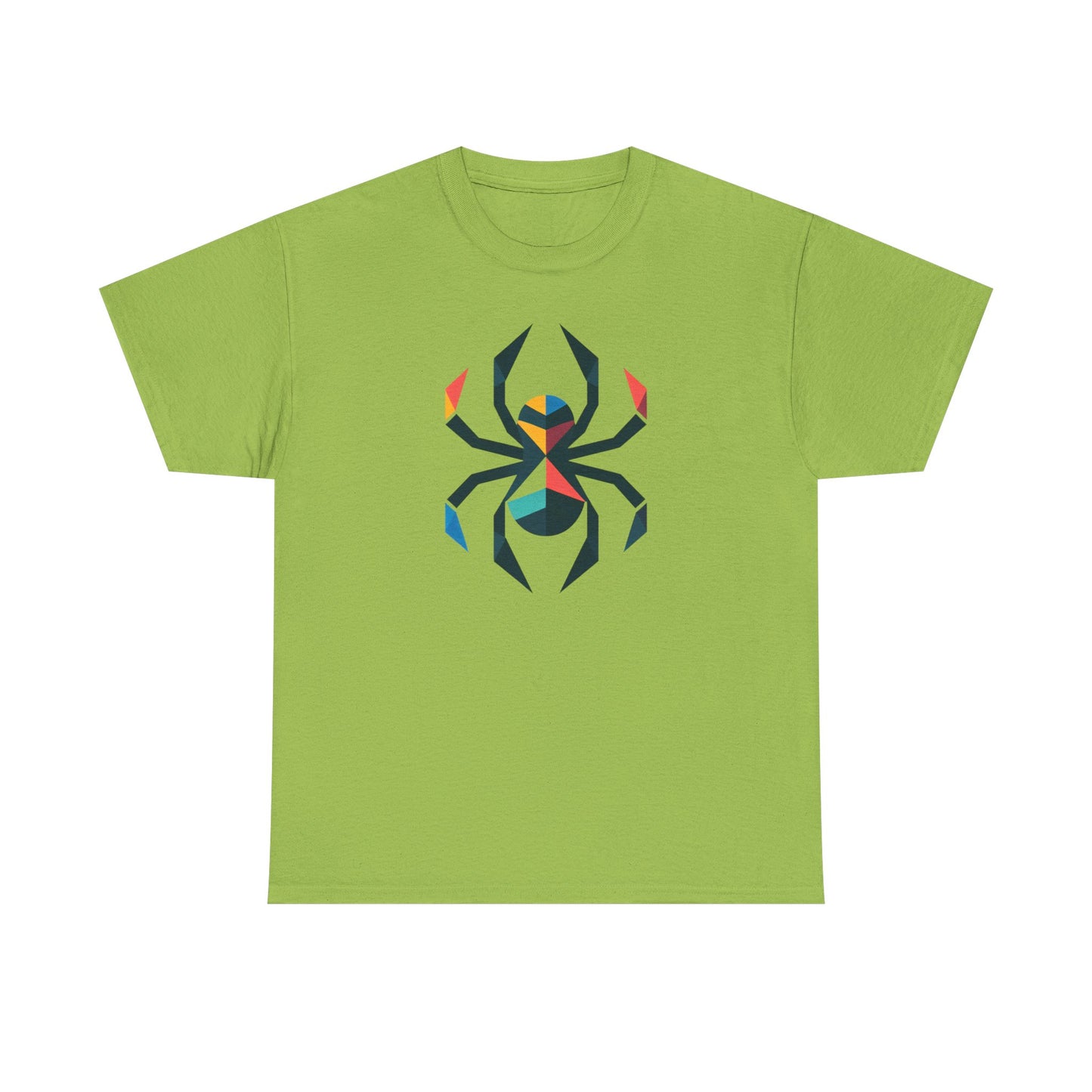 Colorful Spider, Graphic Unisex Heavy Cotton Tee - Psychonaut Swag