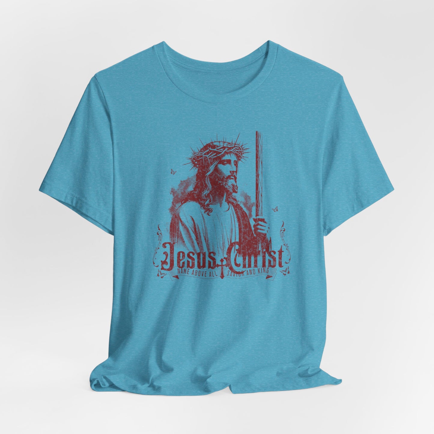 Jesus Christ iconic Tee – Christian Faith T‑Shirt with Crown of Thorns Design