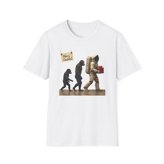 Evolution of Astronaut, Unisex Softstyle T-Shirt