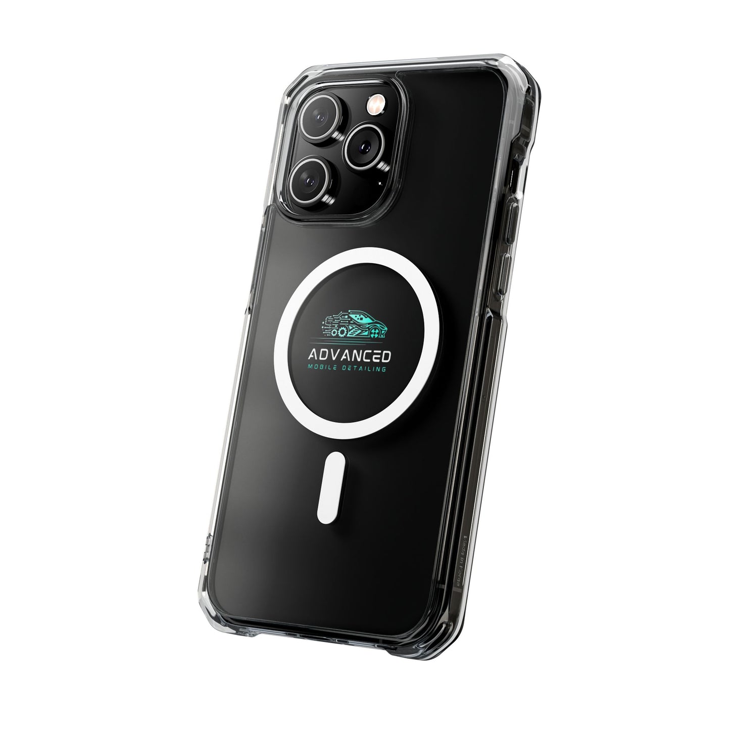 Advanced Mobile Detailing, Phone Case for Car Enthusiasts, Clear Protective Shell, Advanced Mobile Detailing, Customizable Gift, Stylish Phone Accessory