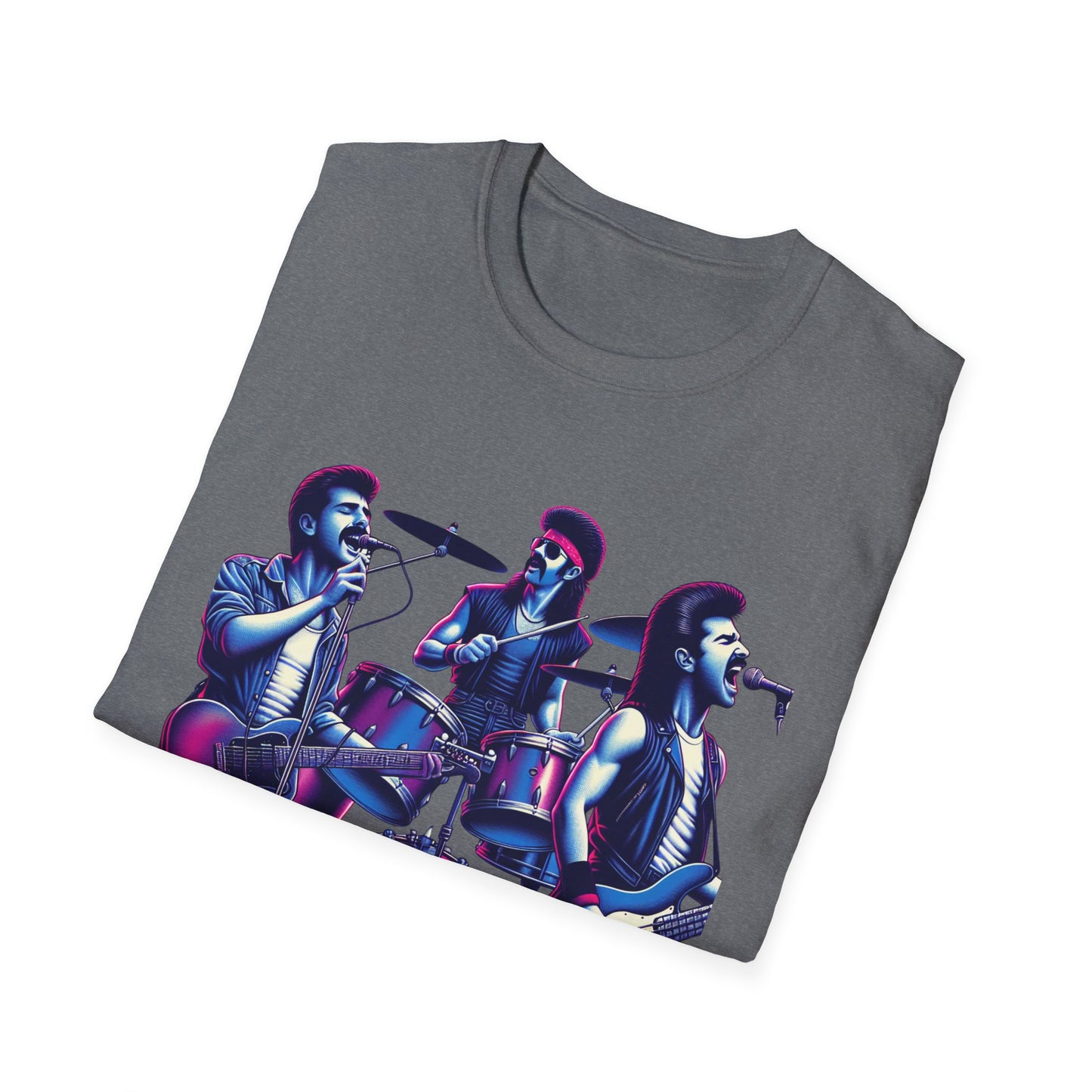 The Kentucky Waterfall, Retro Music Band Unisex Softstyle T-Shirt - Perfect for Concerts and Festivals - Psychonaut Swag