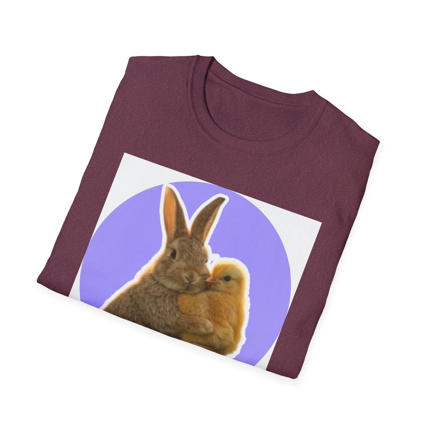 Easter Bunny and Chic, Unisex Softstyle T-Shirt