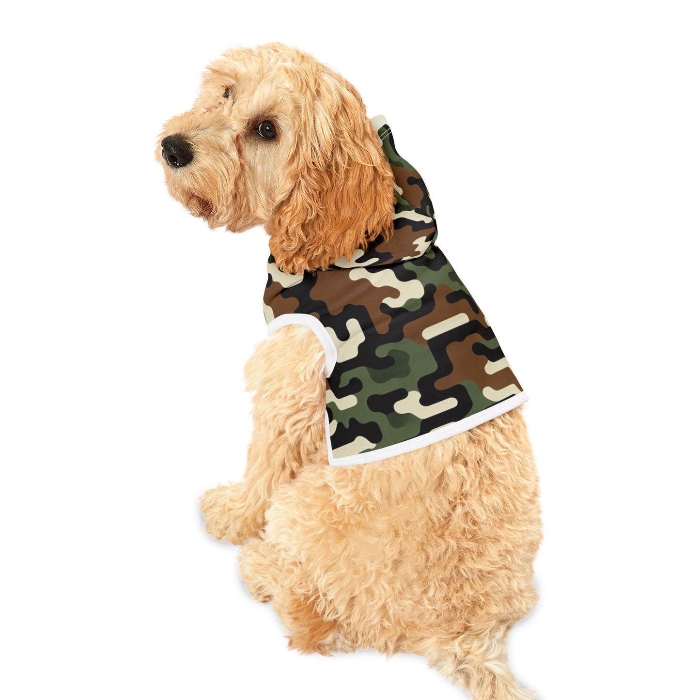 Hoodies for Hounds, Army Camo, Pet Hoodie - Psychonaut Swag
