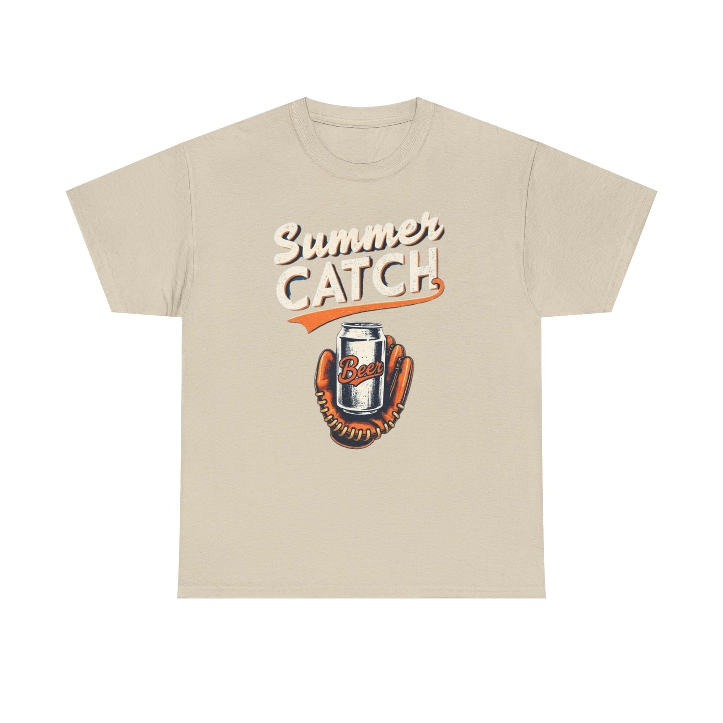 Summer Catch Tee, Casual Summer Shirt, Gift for Beer Lovers, Fun Graphic T-Shirt, Perfect for BBQs and Picnics - Psychonaut Swag