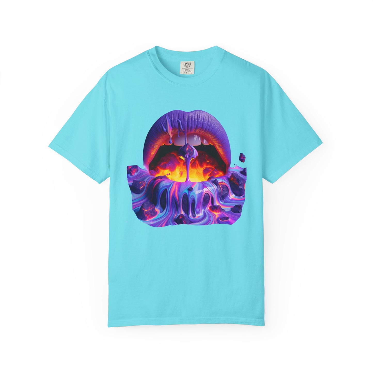 Lava Lips, Unisex Garment-Dyed T-shirt