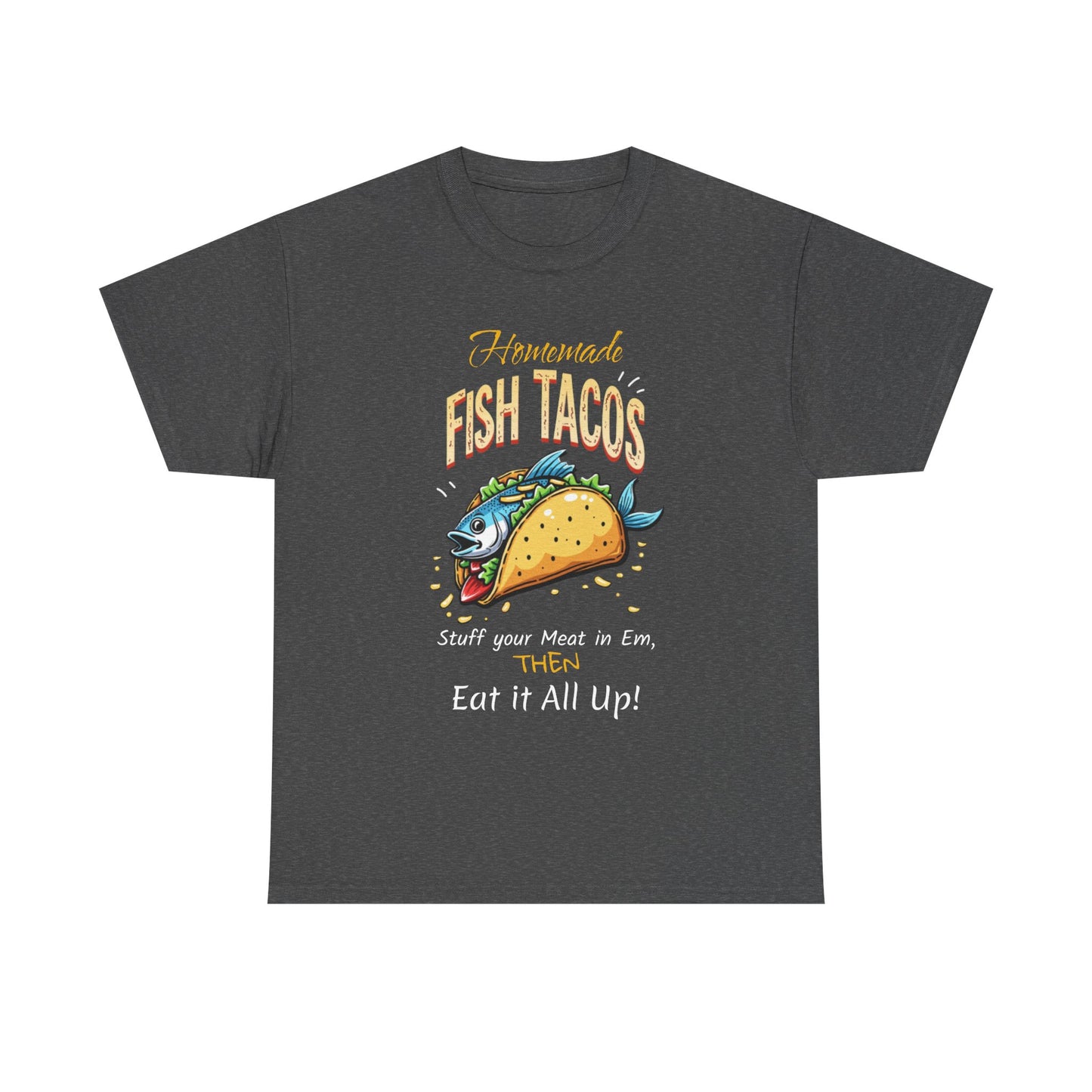 Fish Tacos Unisex Cotton Tee - Perfect for Food Lovers & Taco Tuesday - Psychonaut Swag