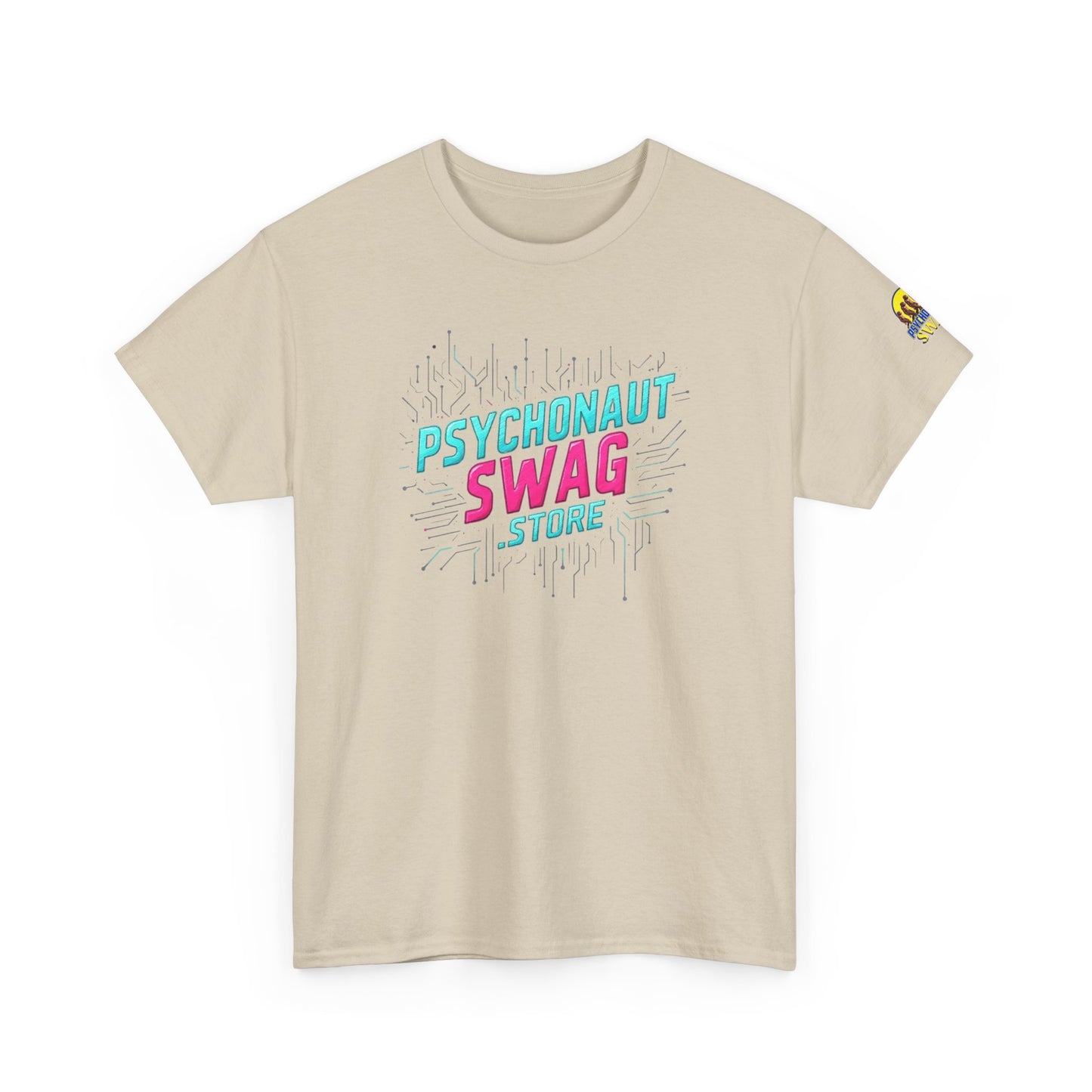 Psychonaut Swag, Human Billboard, Unisex Heavy Cotton Tee
