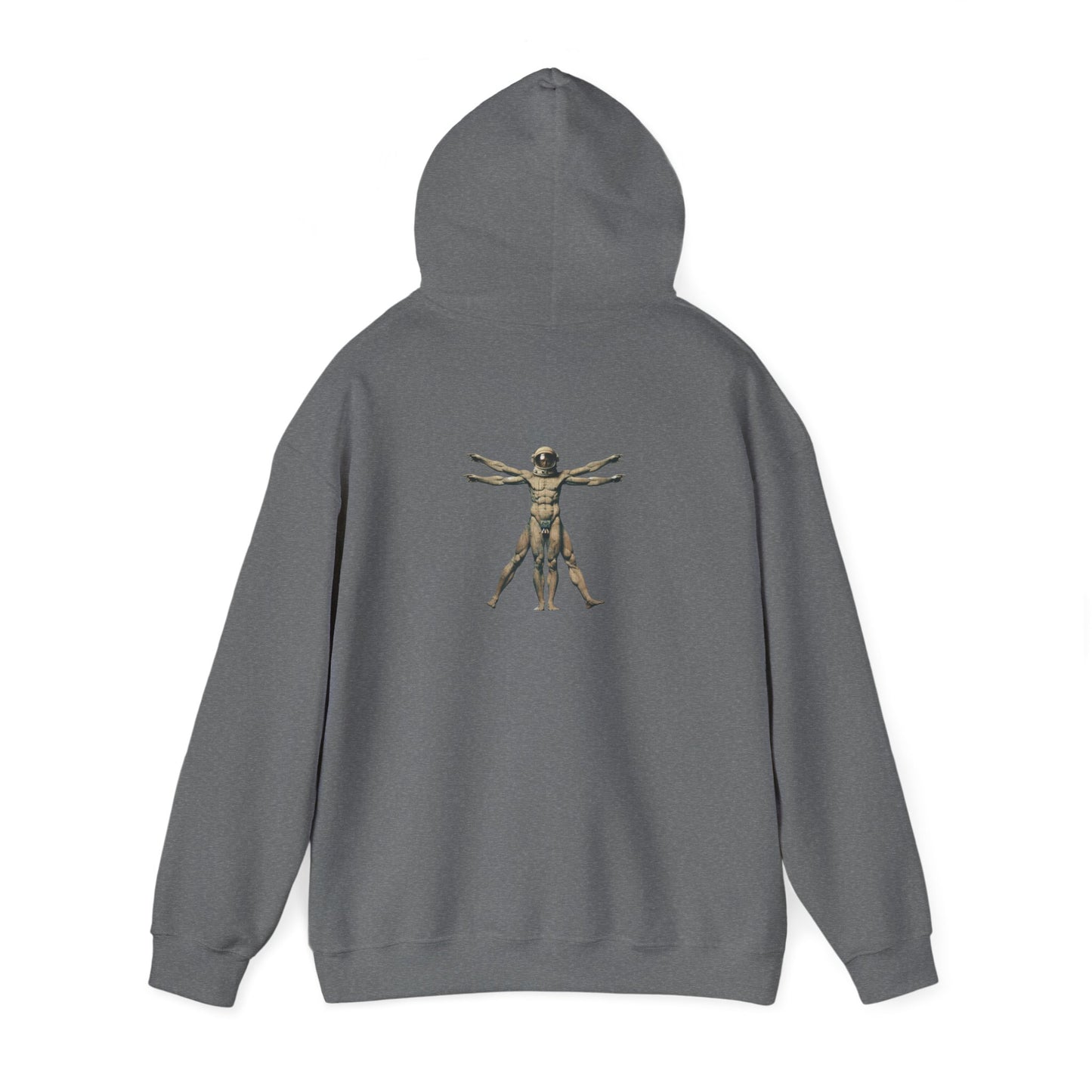 Psychonaut Staple, Vitruvian Hoody,Unisex Heavy Blend™ Hooded Sweatshirt - Psychonaut Swag