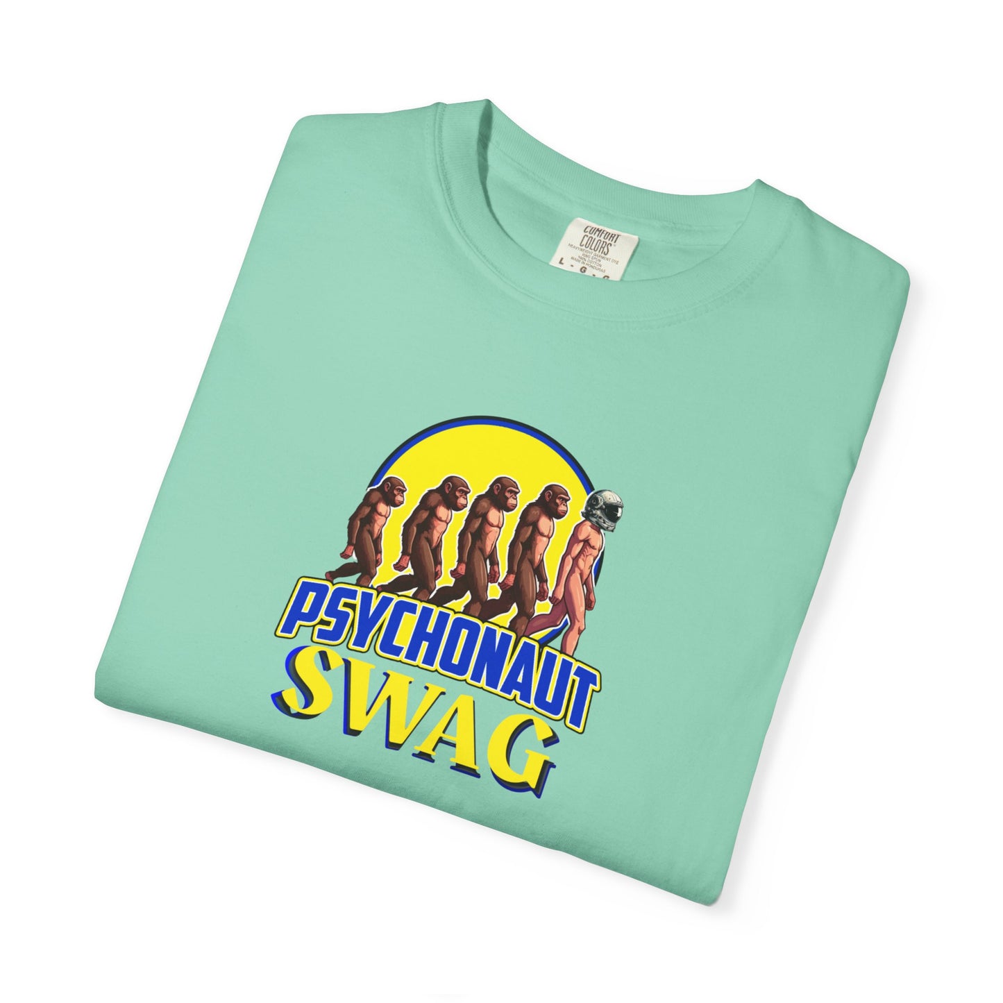 Psychonaut Swag small biz,  Unisex Garment-Dyed T-Shirt | Unique Gift for Festival Lovers, Streetwear, Casual Style, Summer Wardrobe, Psychedelic Art