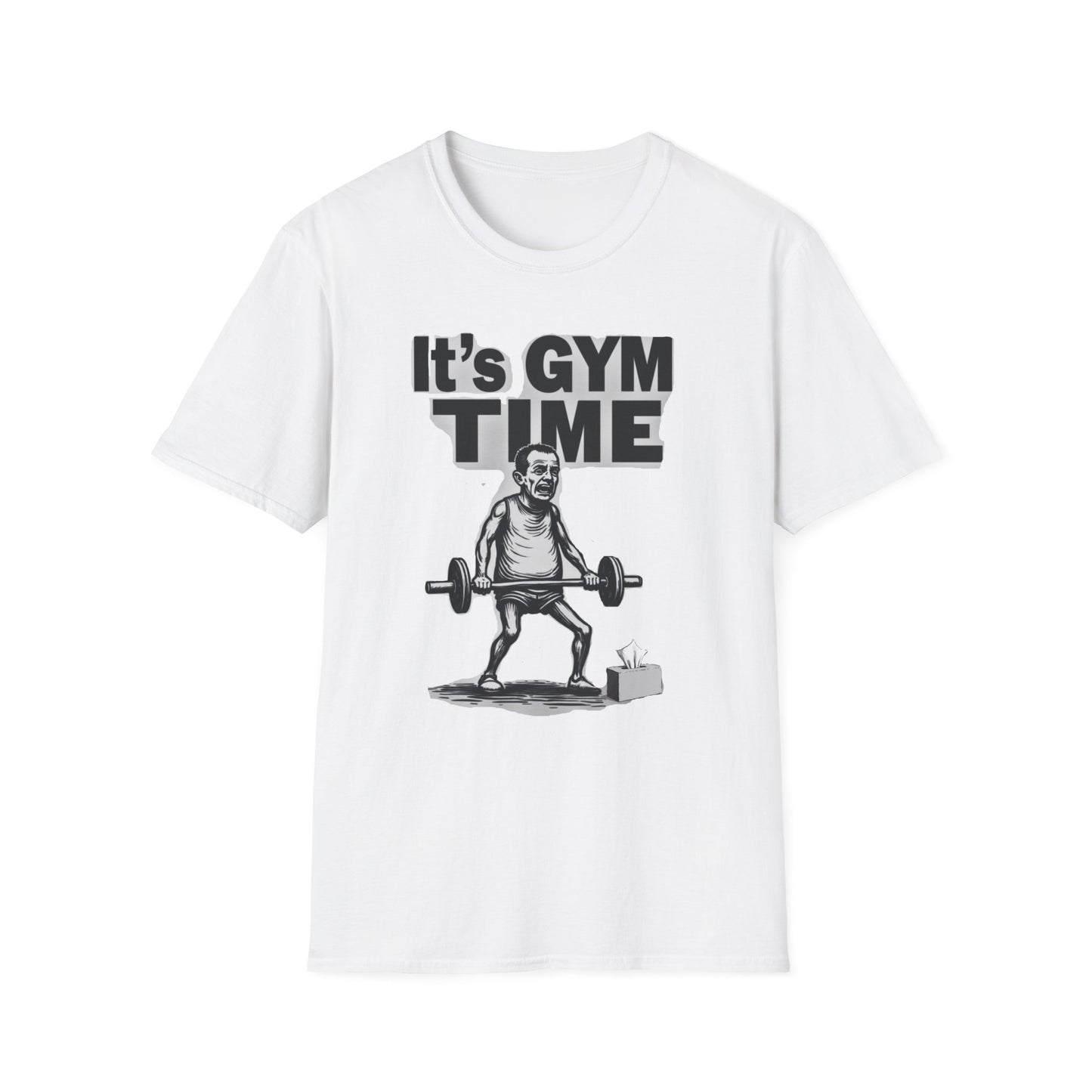 It's Gym Time T-Shirt, Motivational Workout Shirt, Fitness Apparel, Gift for Gym Lovers, Casual Sport Tee - Psychonaut Swag