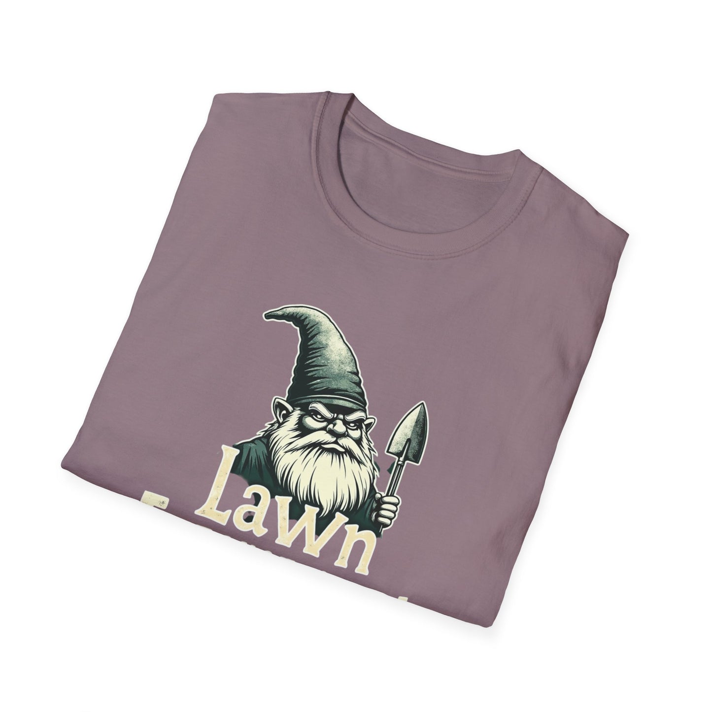 Whimsical Gnome Lawn Enforcement Unisex T-Shirt, Funny Gift for Men, Unique Humor Tee, Cozy Casual Wear, Perfect for Birthdays & Celebrations - Psychonaut Swag