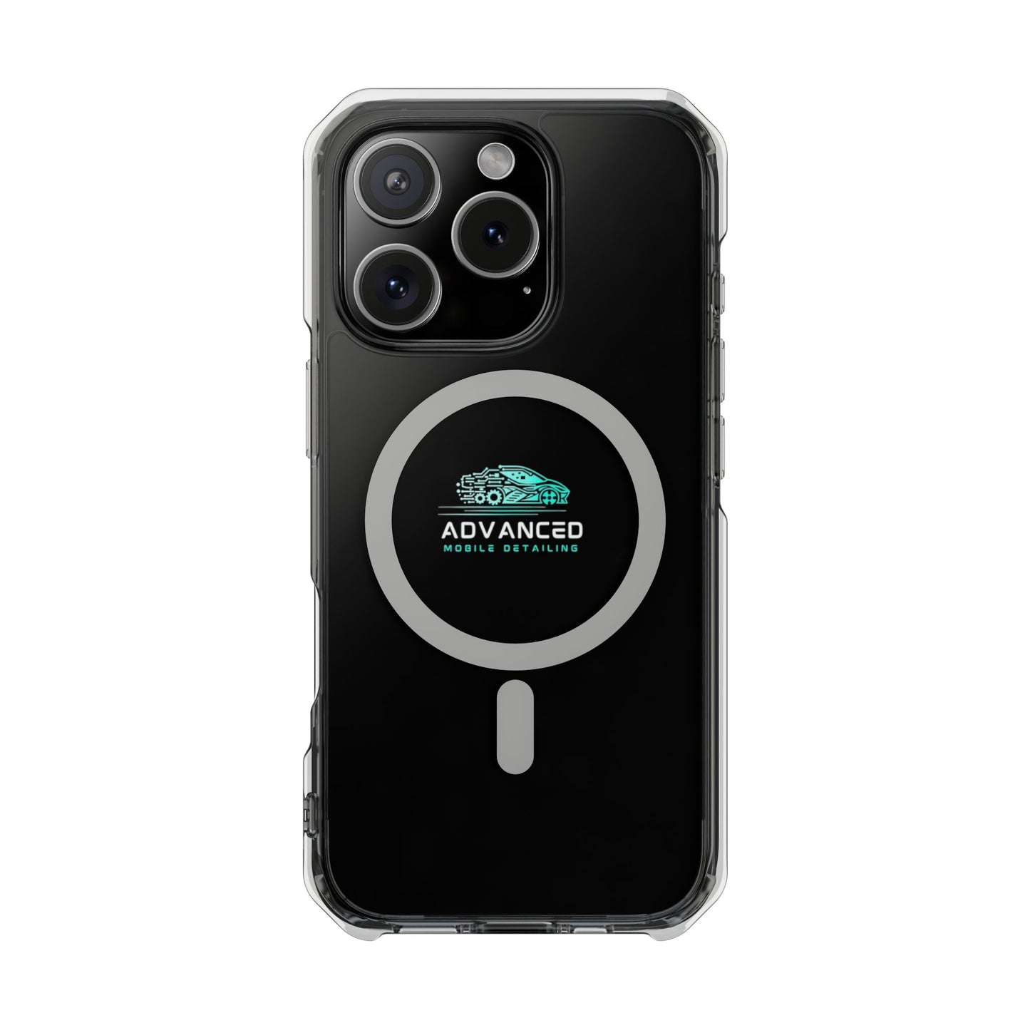 Advanced Mobile Detailing, Phone Case for Car Enthusiasts, Clear Protective Shell, Advanced Mobile Detailing, Customizable Gift, Stylish Phone Accessory